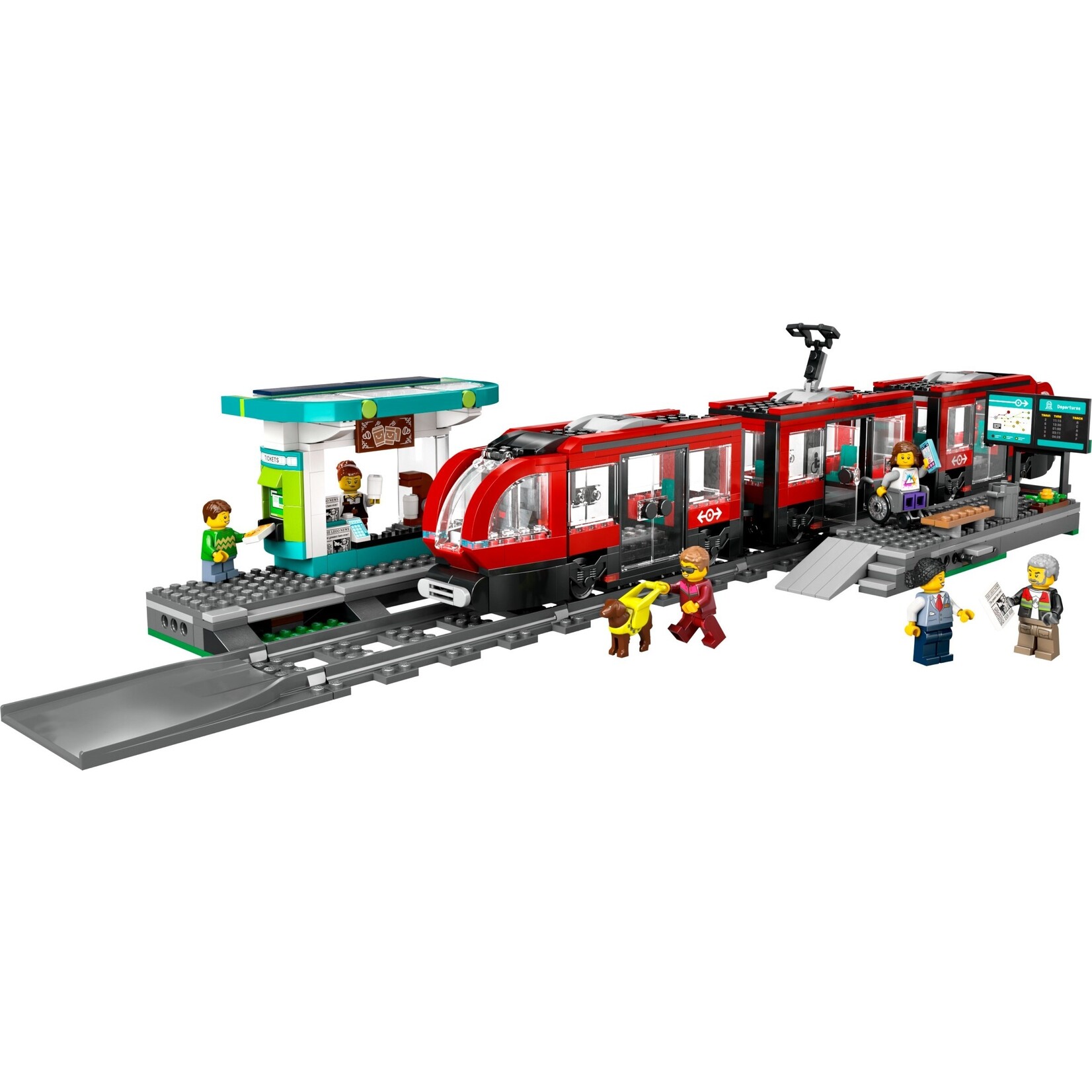 LEGO Stadstram en station - 60423