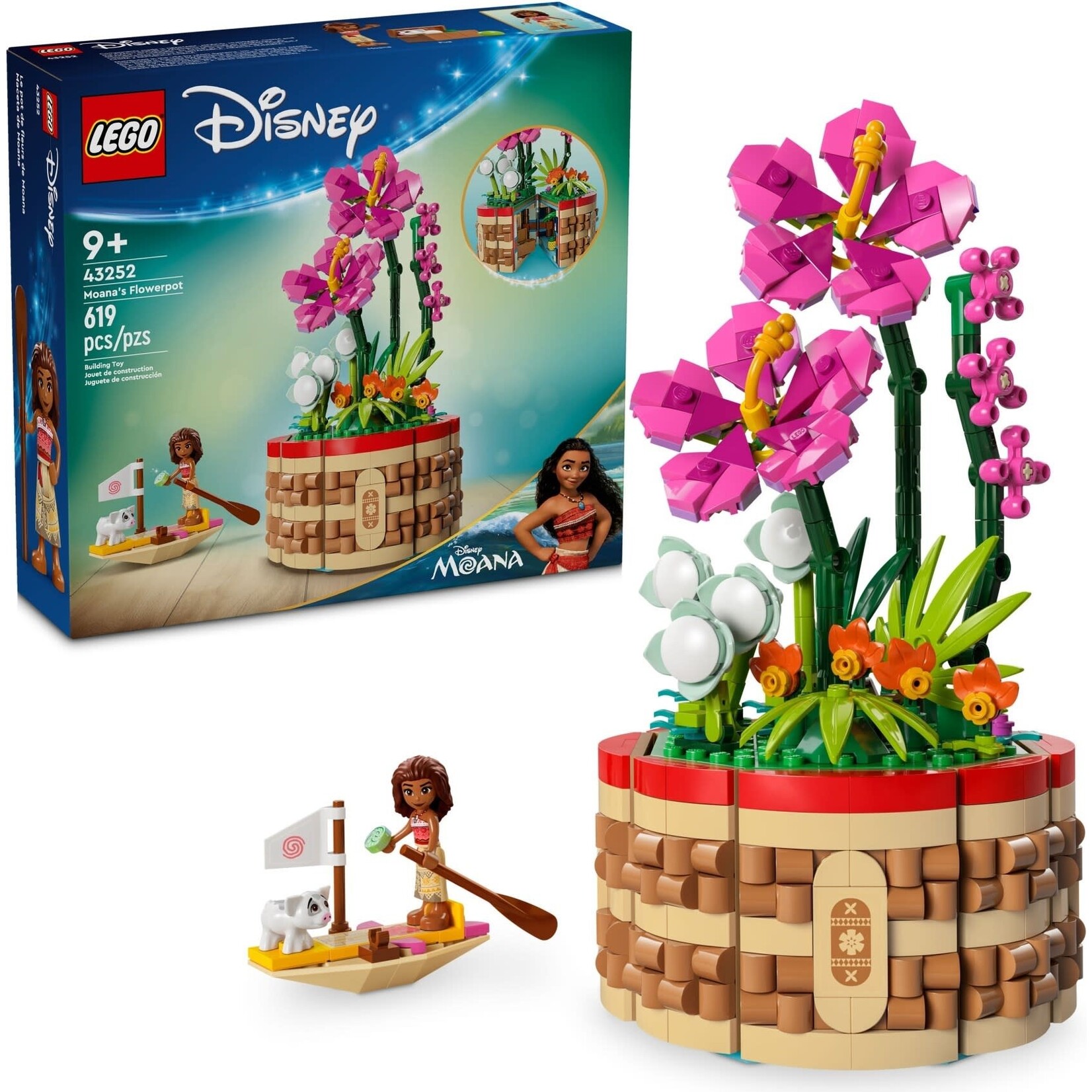 LEGO Vaiana's bloempot - 43252