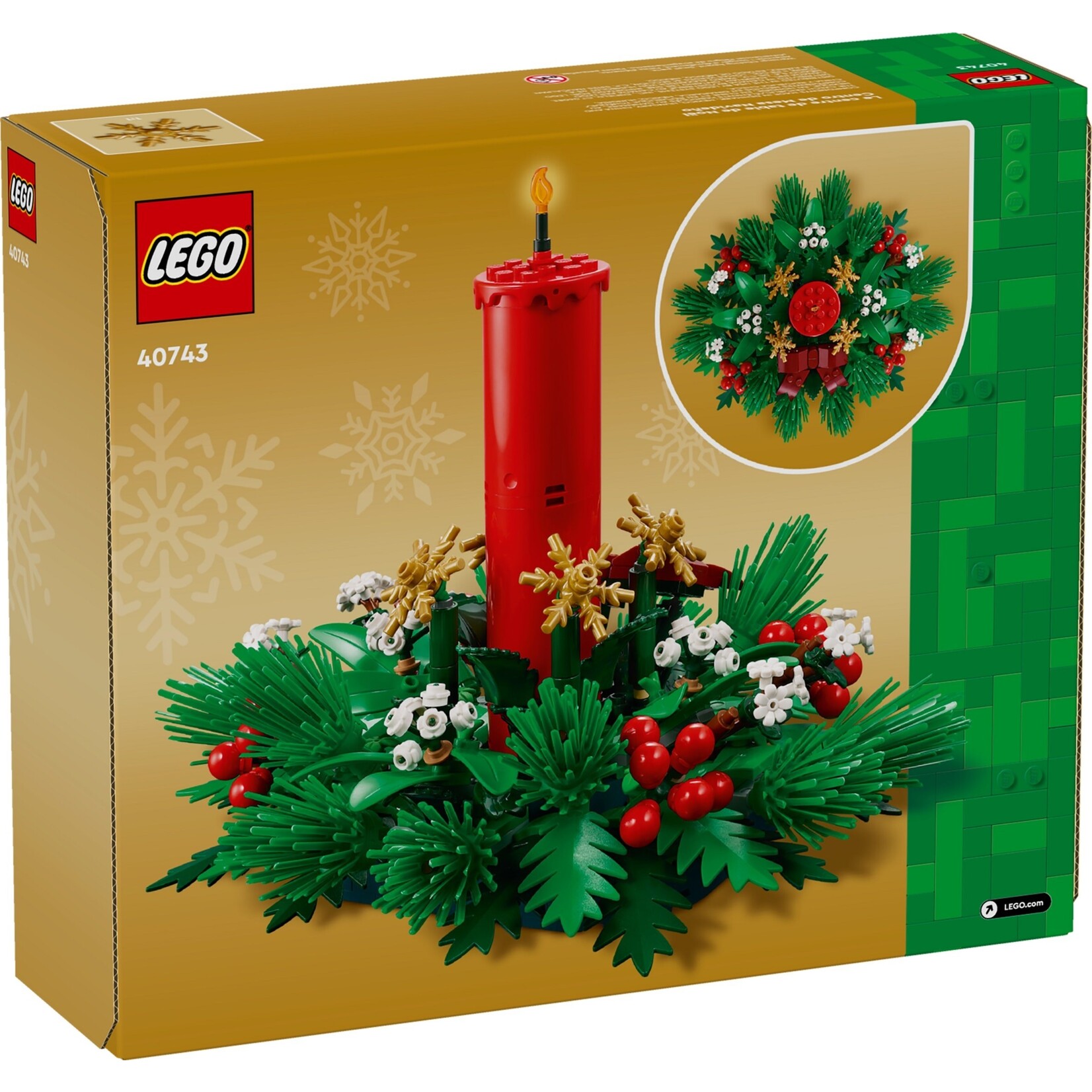 LEGO Kersttafeldecoratie - 40743