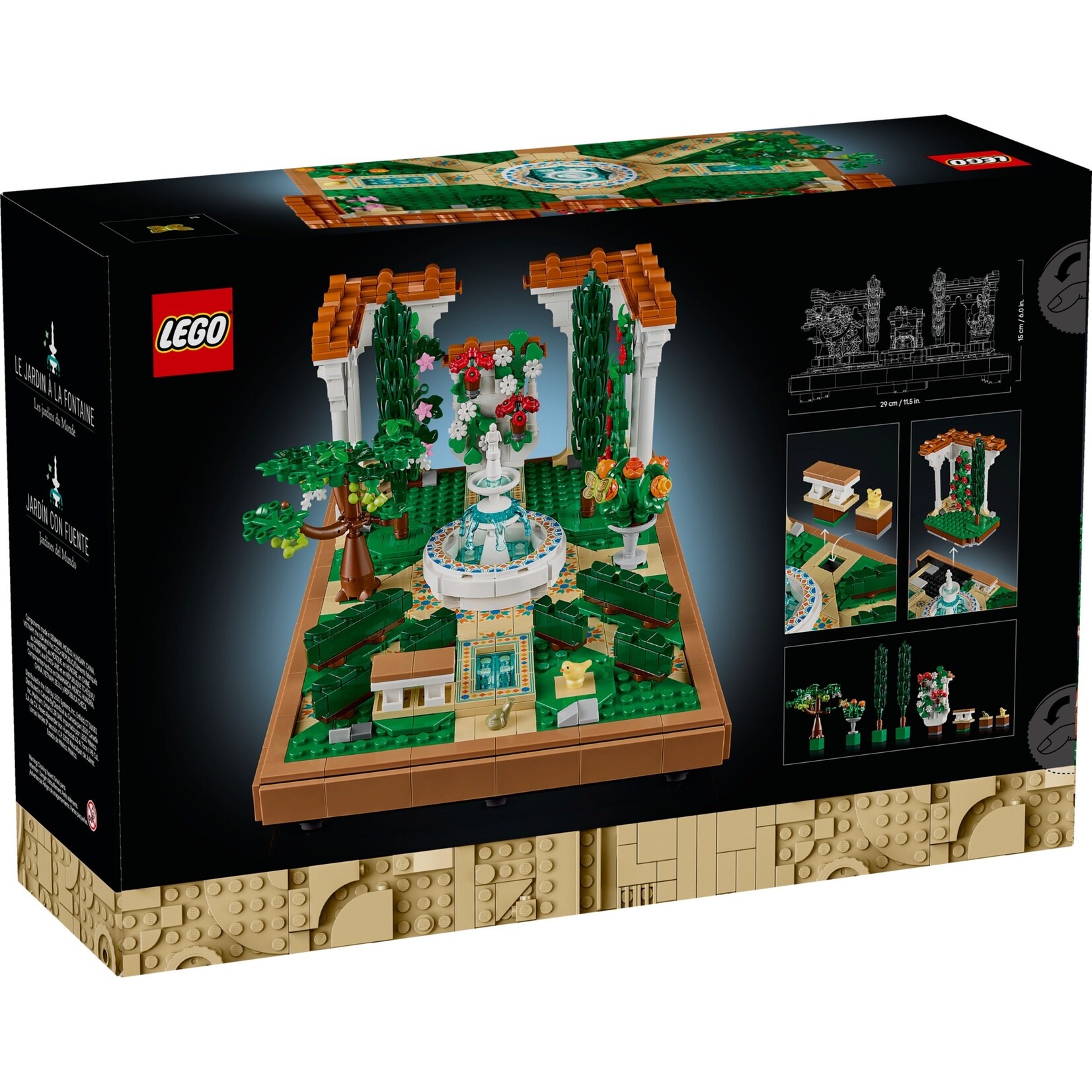 LEGO Tuin met fontein - 10359