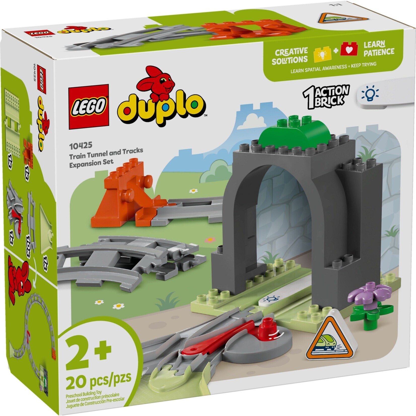 LEGO Treintunnel en rails uitbreidingsset - 10425