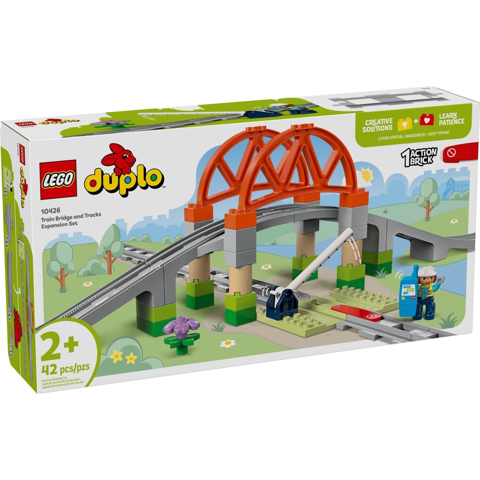 LEGO Treinbrug en rails uitbreidingsset - 10426