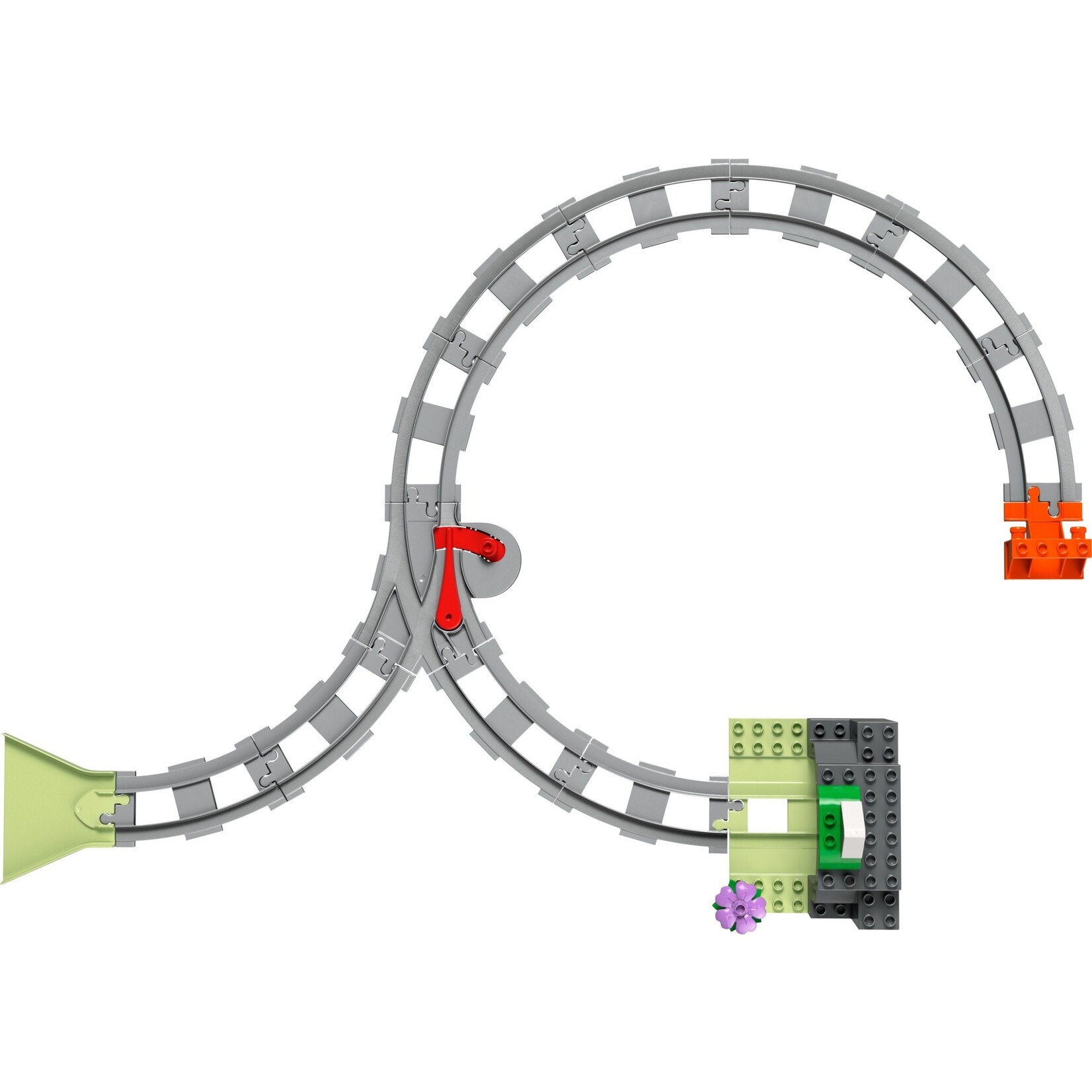 LEGO Treintunnel en rails uitbreidingsset - 10425