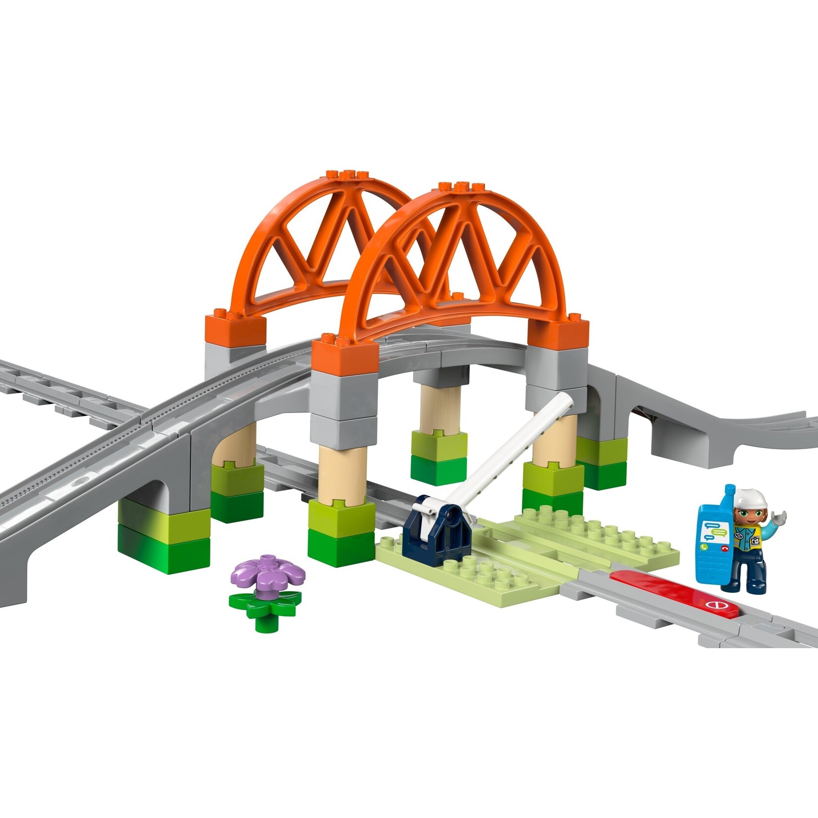 LEGO Treinbrug en rails uitbreidingsset - 10426