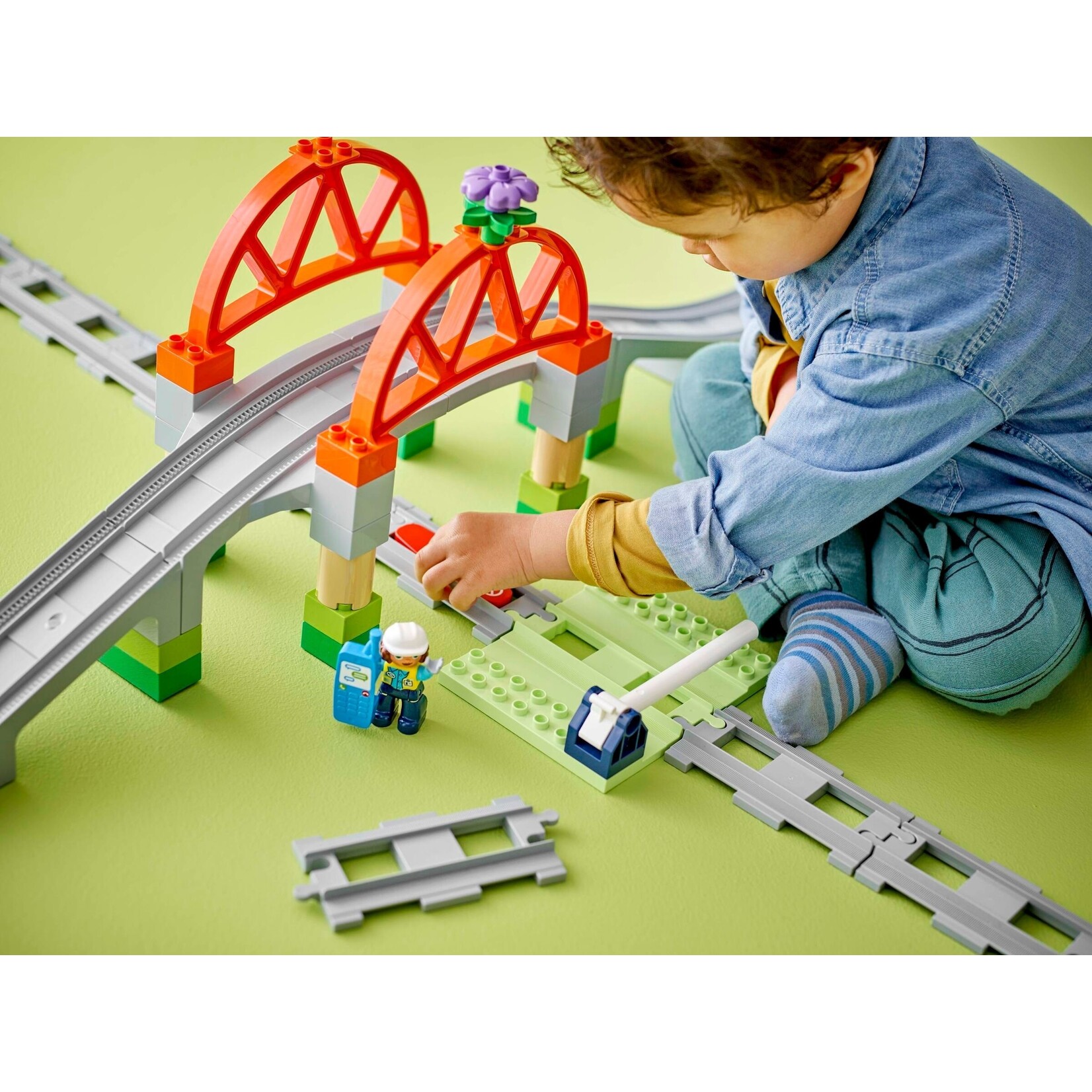 LEGO Treinbrug en rails uitbreidingsset - 10426