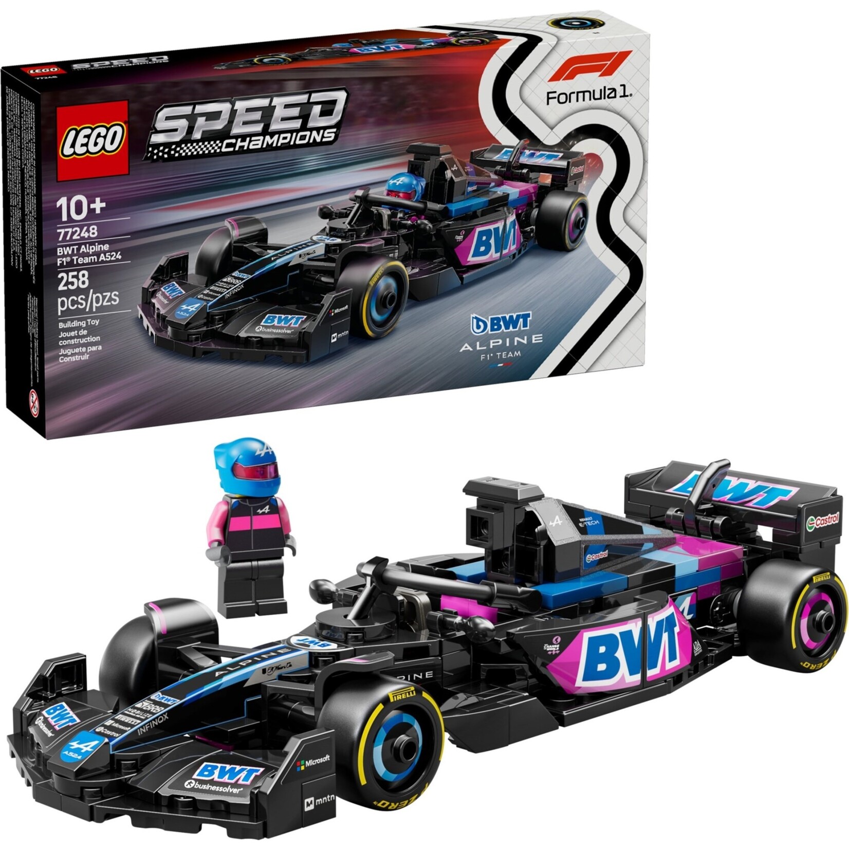 LEGO BWT Alpine F1® Team A524 racewagen - 77248