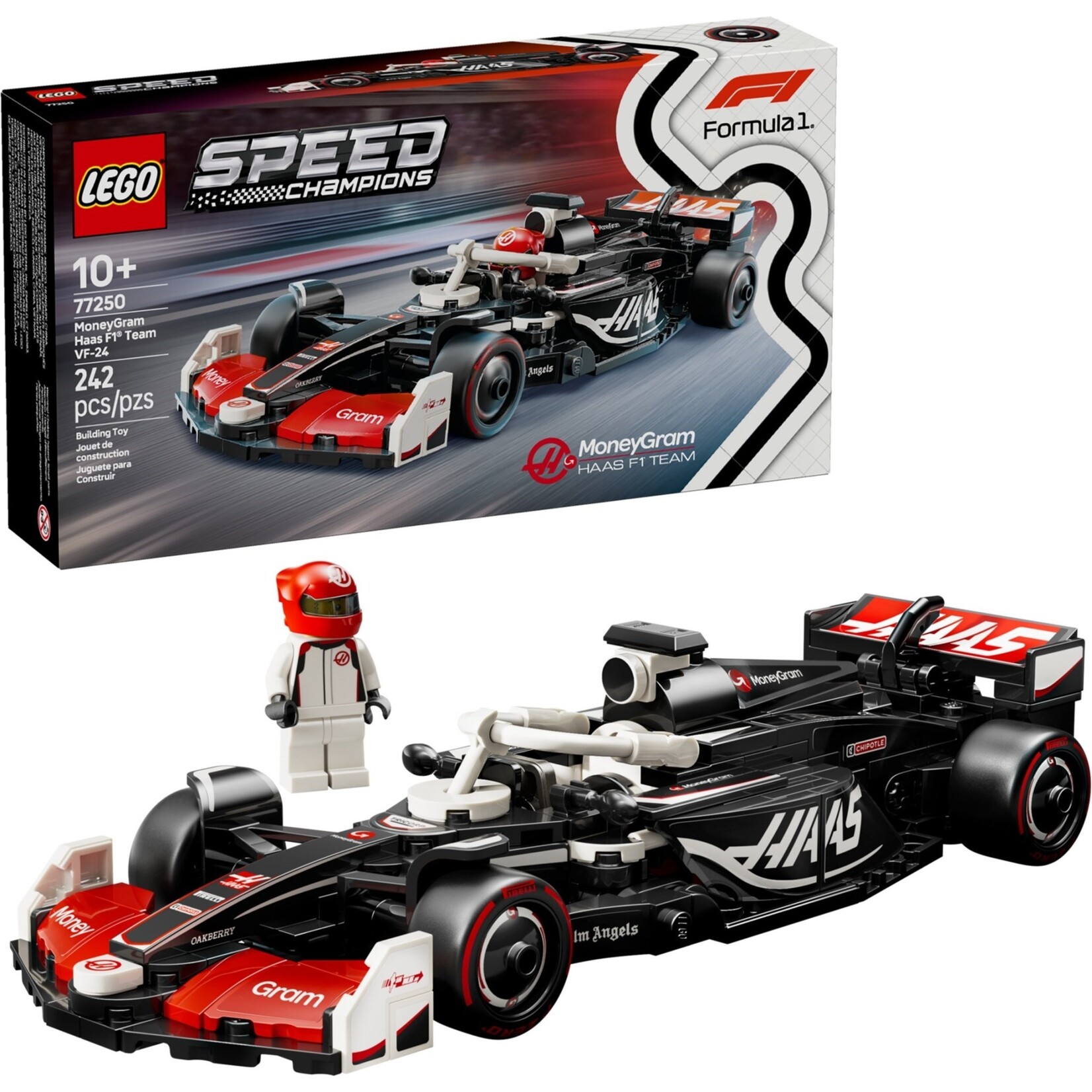 LEGO MoneyGram Haas F1® Team VF-24 racewagen - 77250