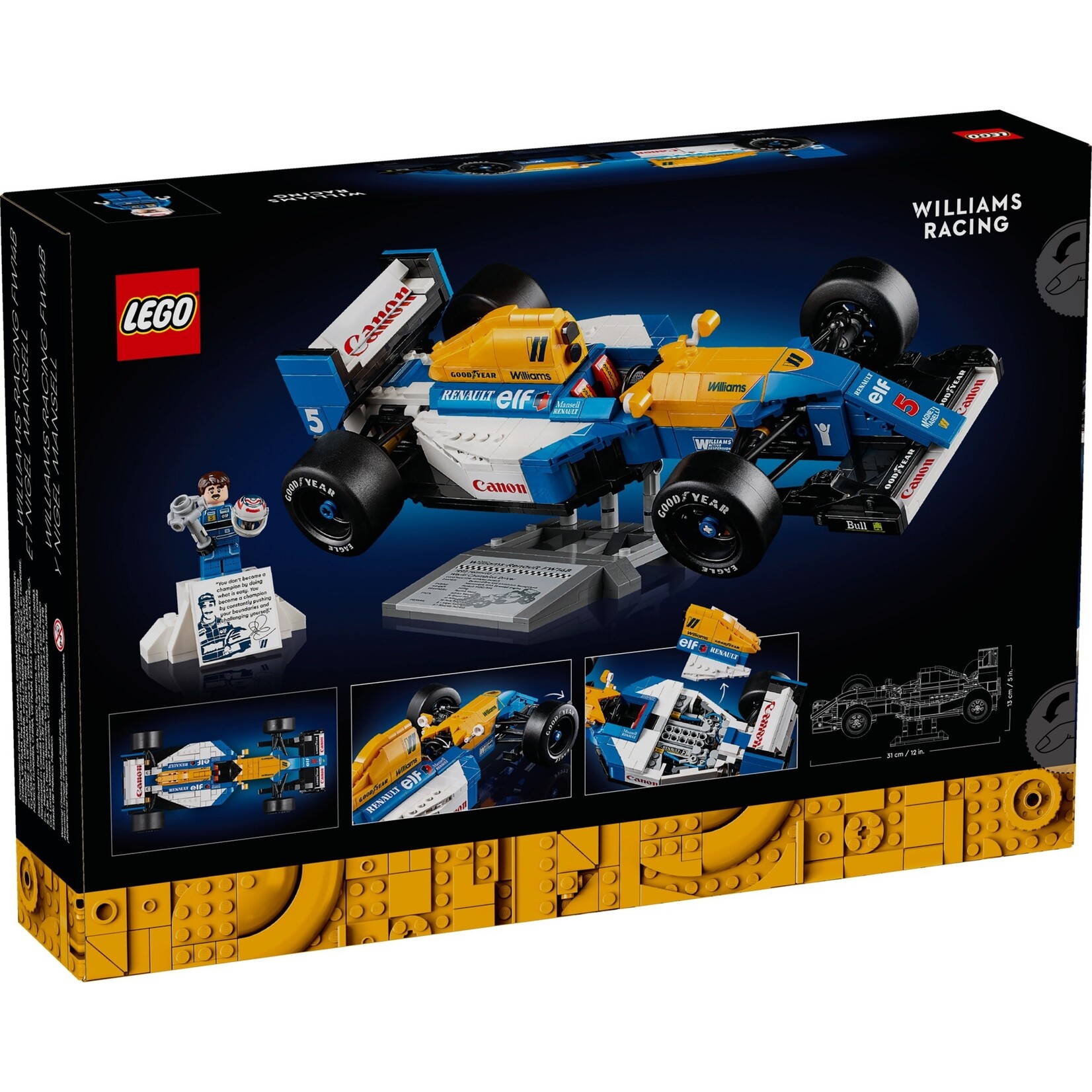 LEGO Williams Racing FW14B en Nigel Mansell - 10353