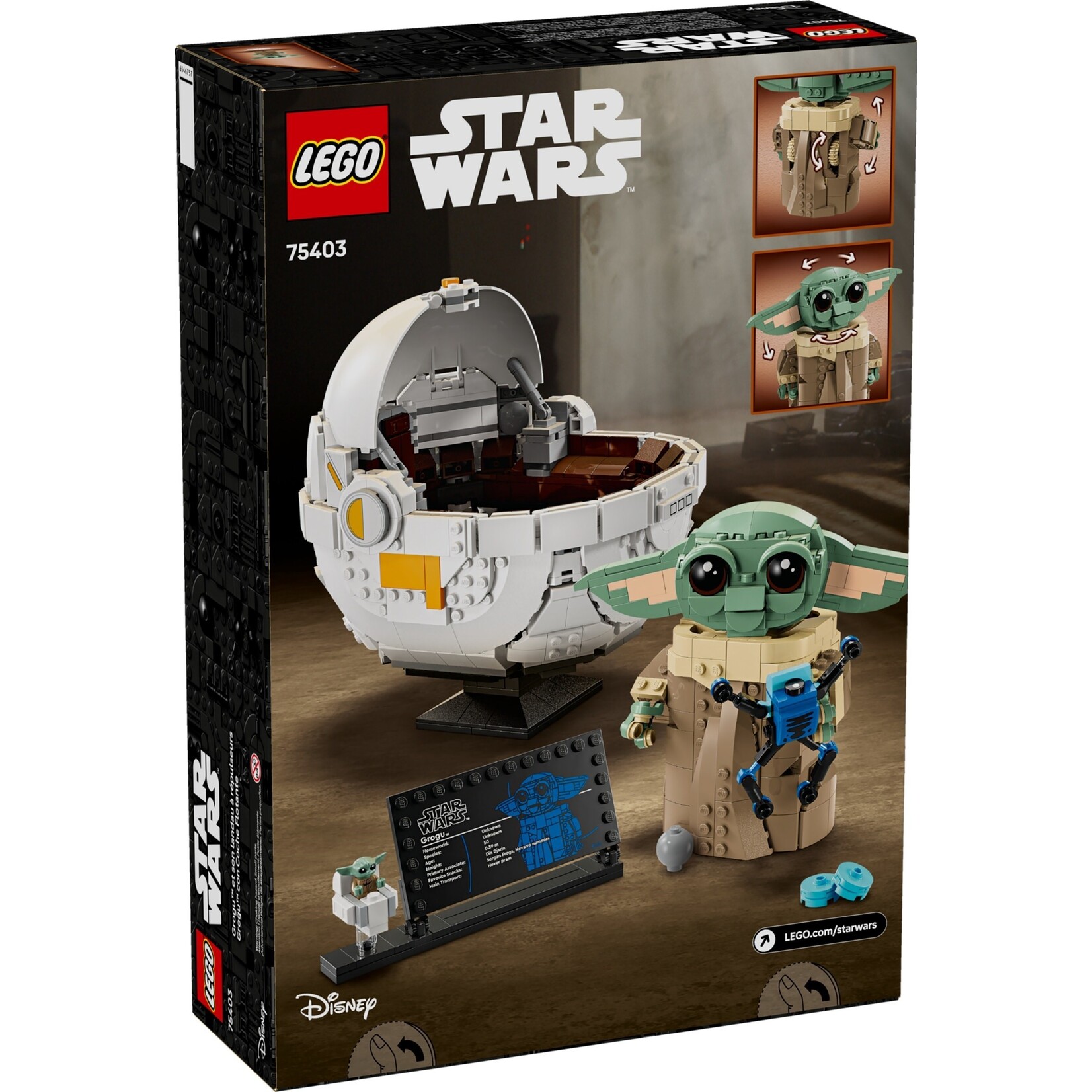 LEGO Grogu™ met zweefkinderwagen - 75403
