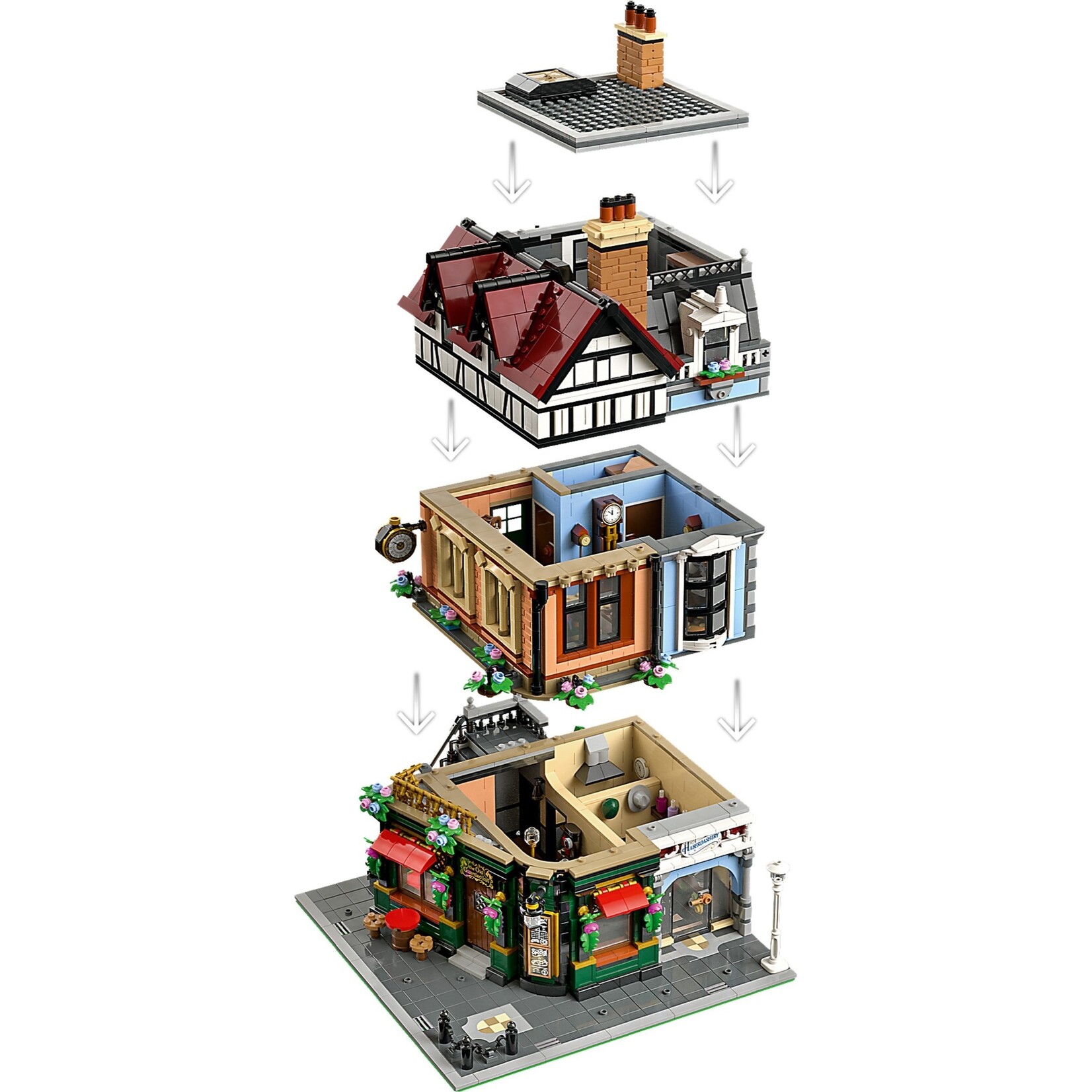 LEGO Hoekpand in Tudorstijl - 10350
