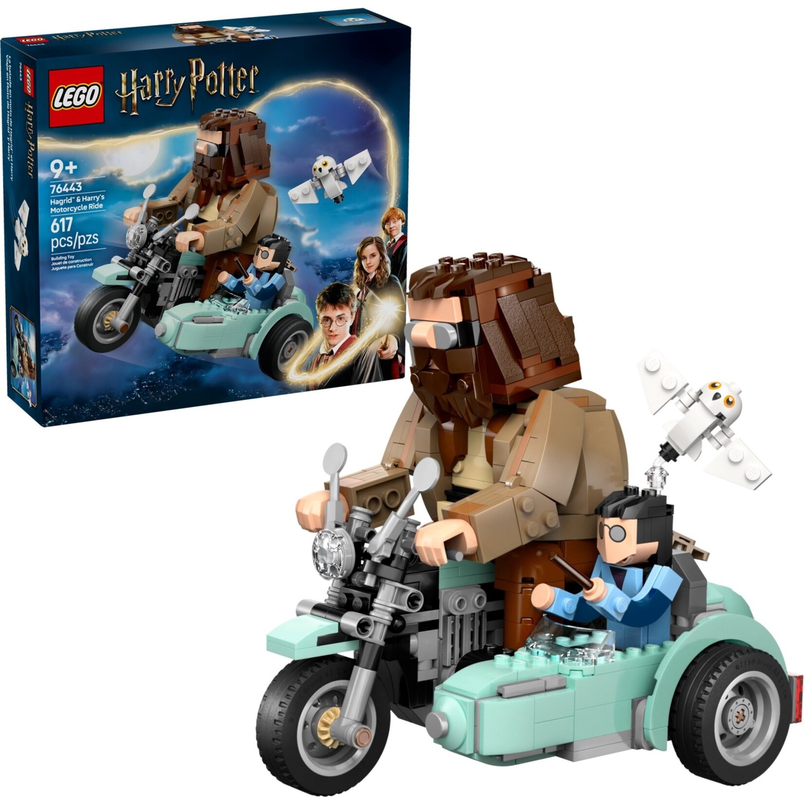 LEGO Hagrid™ en Harry's rit op de motor - 76443