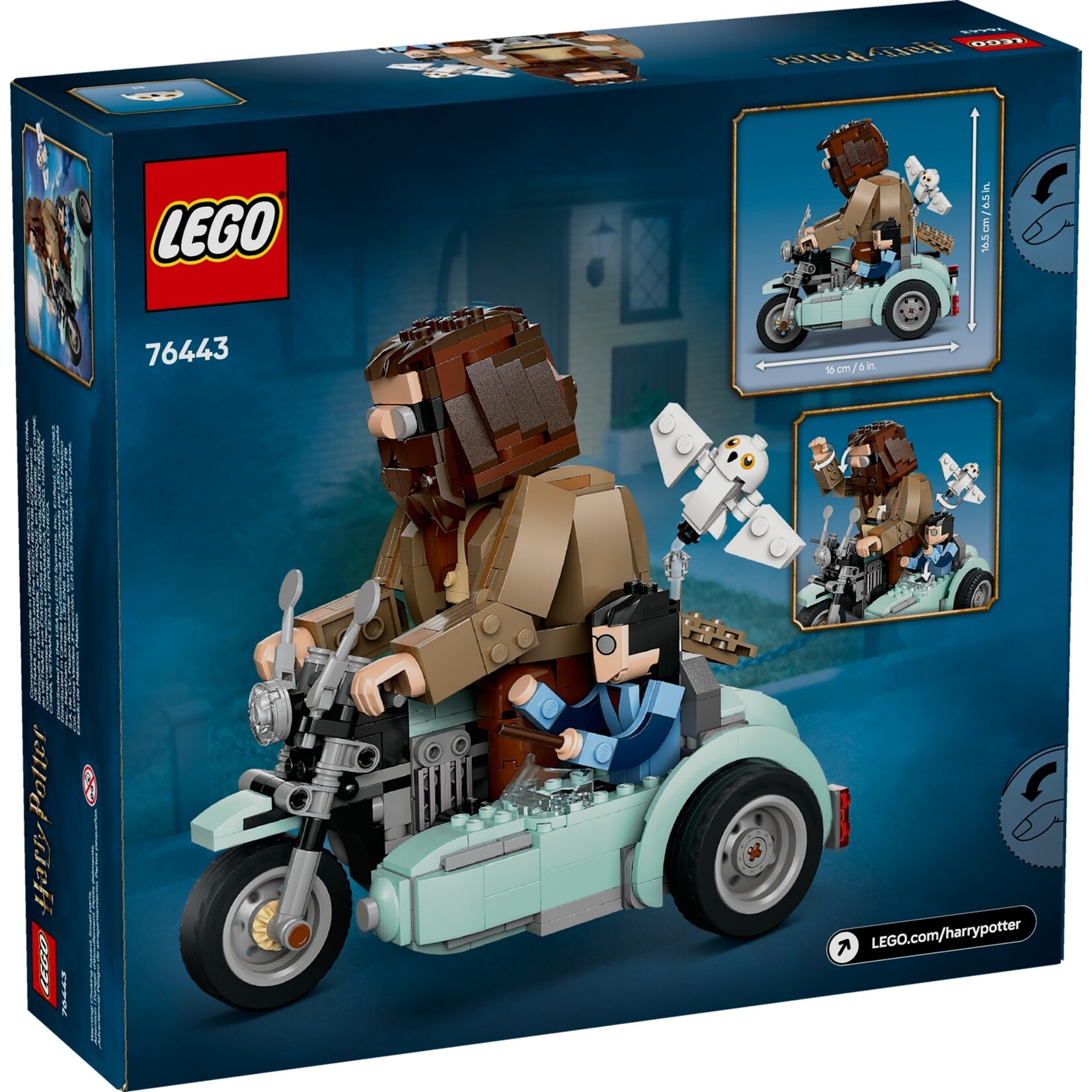 LEGO Hagrid™ en Harry's rit op de motor - 76443