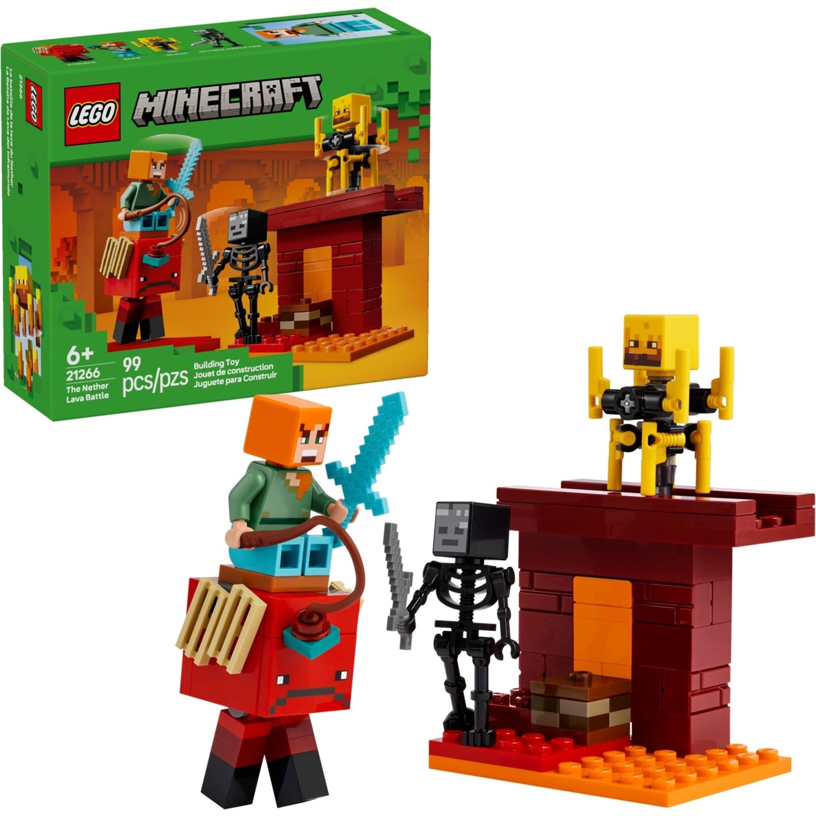 LEGO De lavastrijd in de Nether - 21266