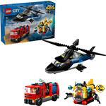 LEGO Helikopter, brandweerauto en onderzeeër remix - 60462
