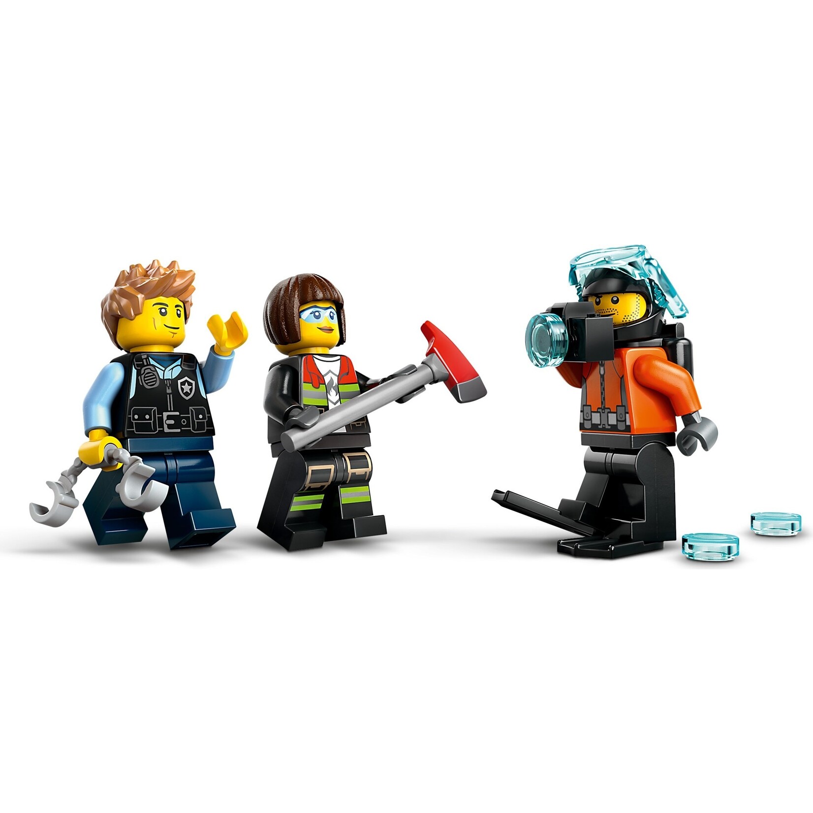 LEGO Helikopter, brandweerauto en onderzeeër remix - 60462
