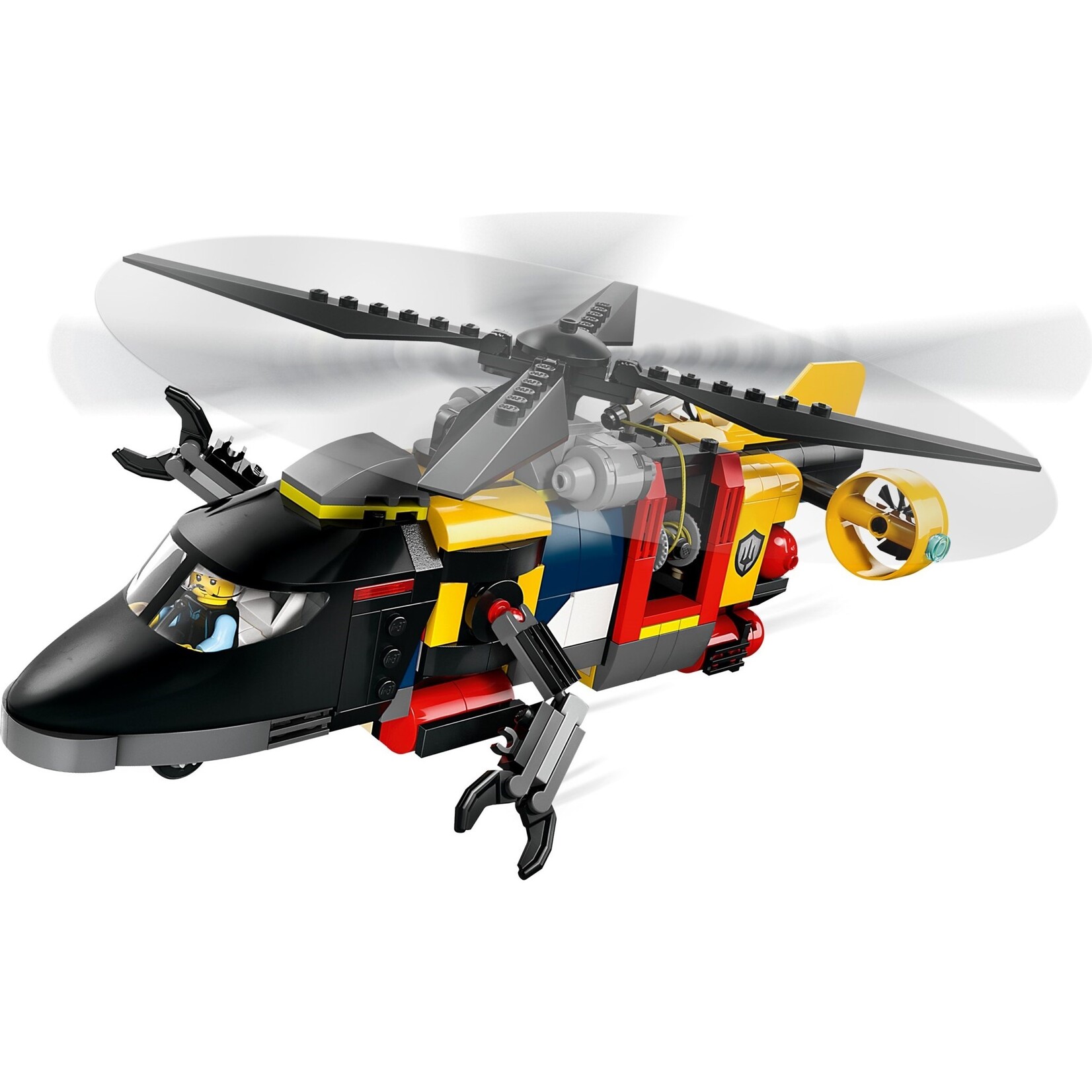 LEGO Helikopter, brandweerauto en onderzeeër remix - 60462