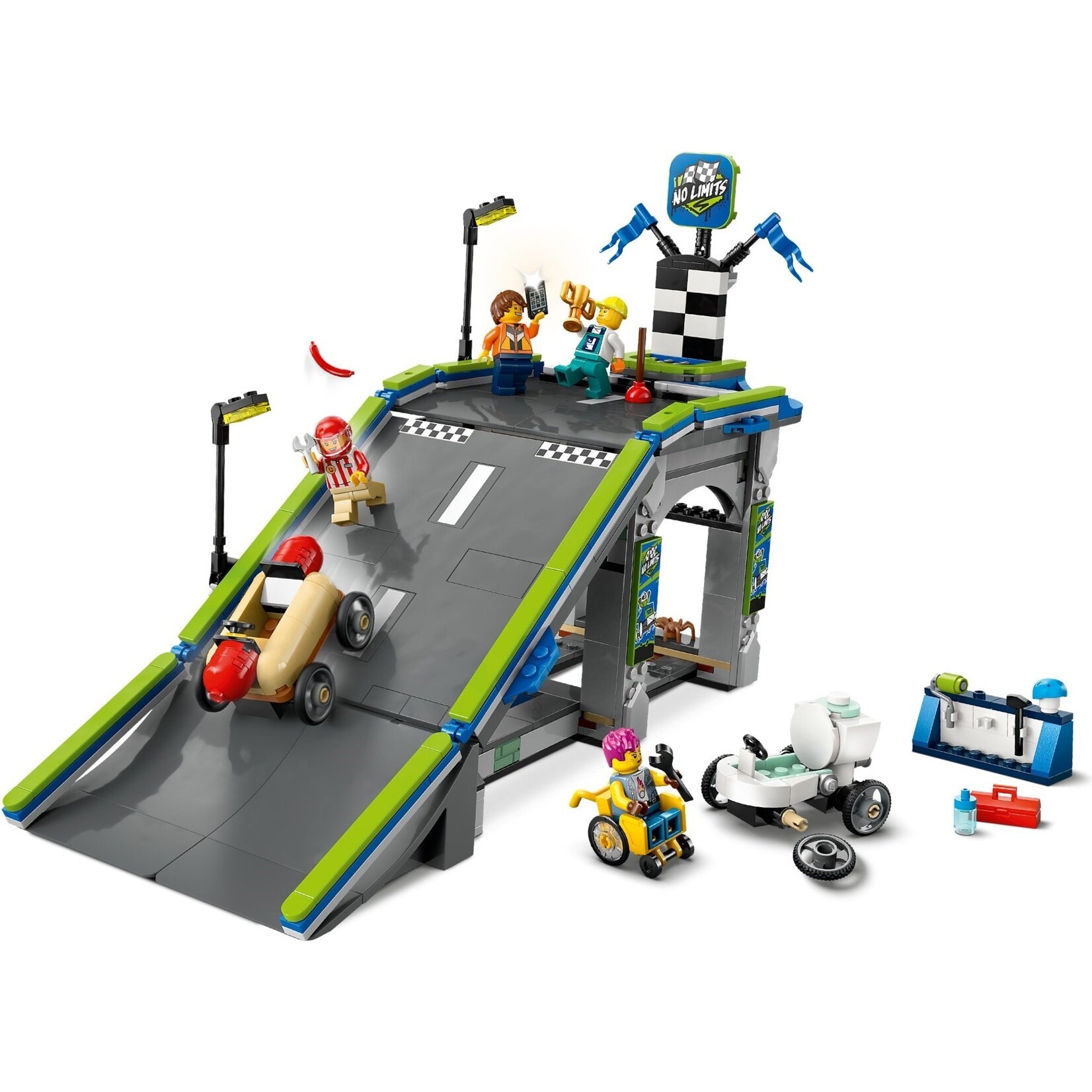 LEGO Snelle schans voor raceauto's - 60460