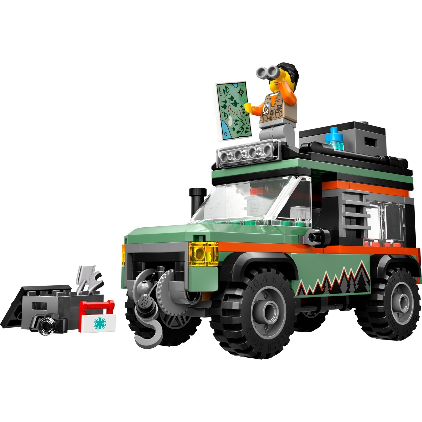 LEGO 4x4 terreinwagen voor in de bergen - 60447