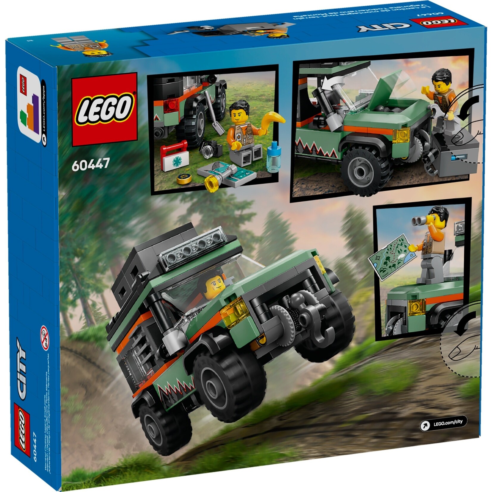 LEGO 4x4 terreinwagen voor in de bergen - 60447