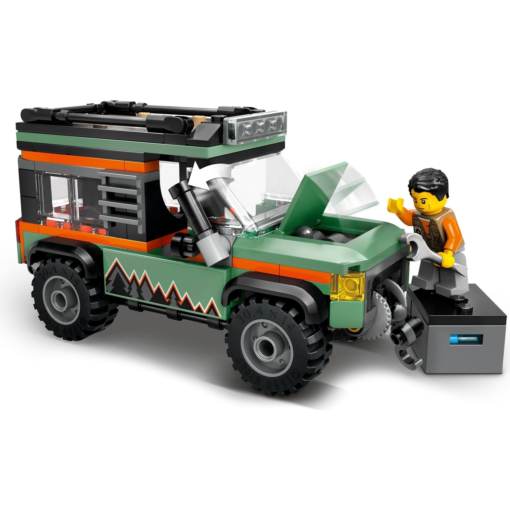 LEGO 4x4 terreinwagen voor in de bergen - 60447