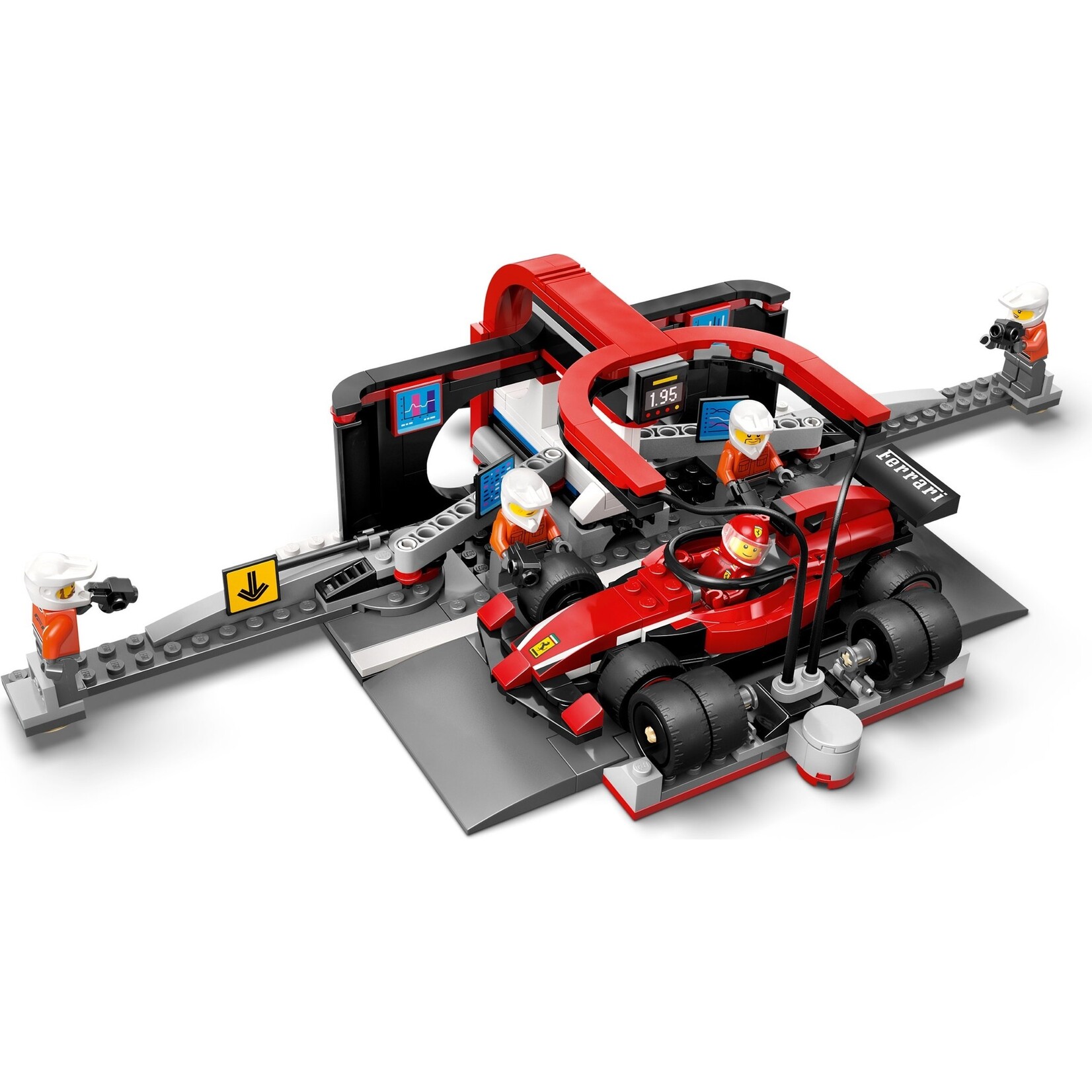 LEGO F1® pitstop en pitcrew met Ferrari auto - 60443
