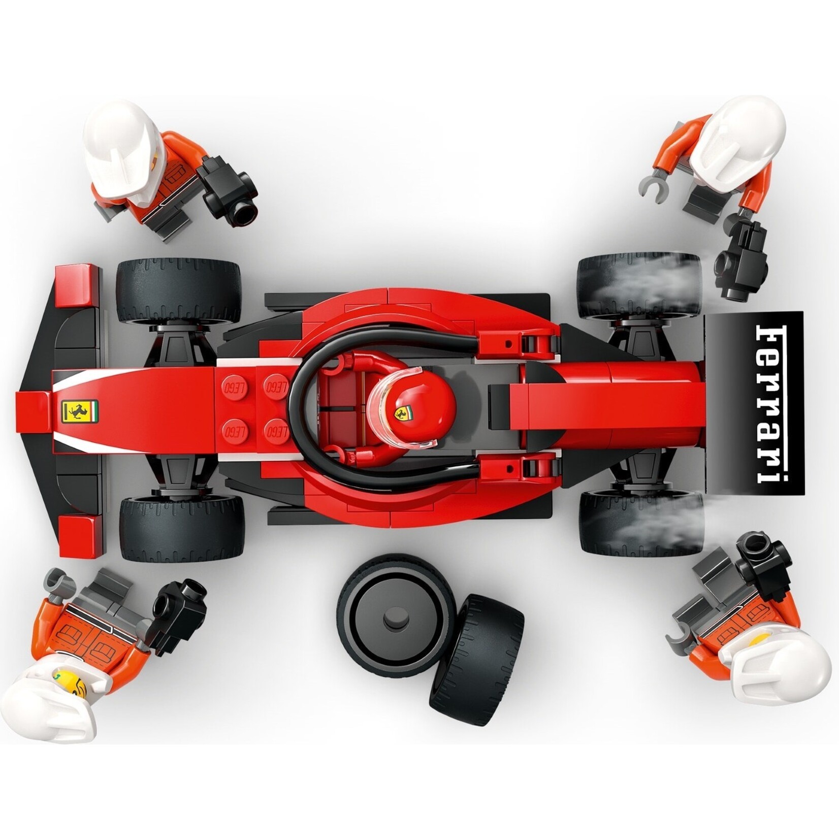LEGO F1® pitstop en pitcrew met Ferrari auto - 60443