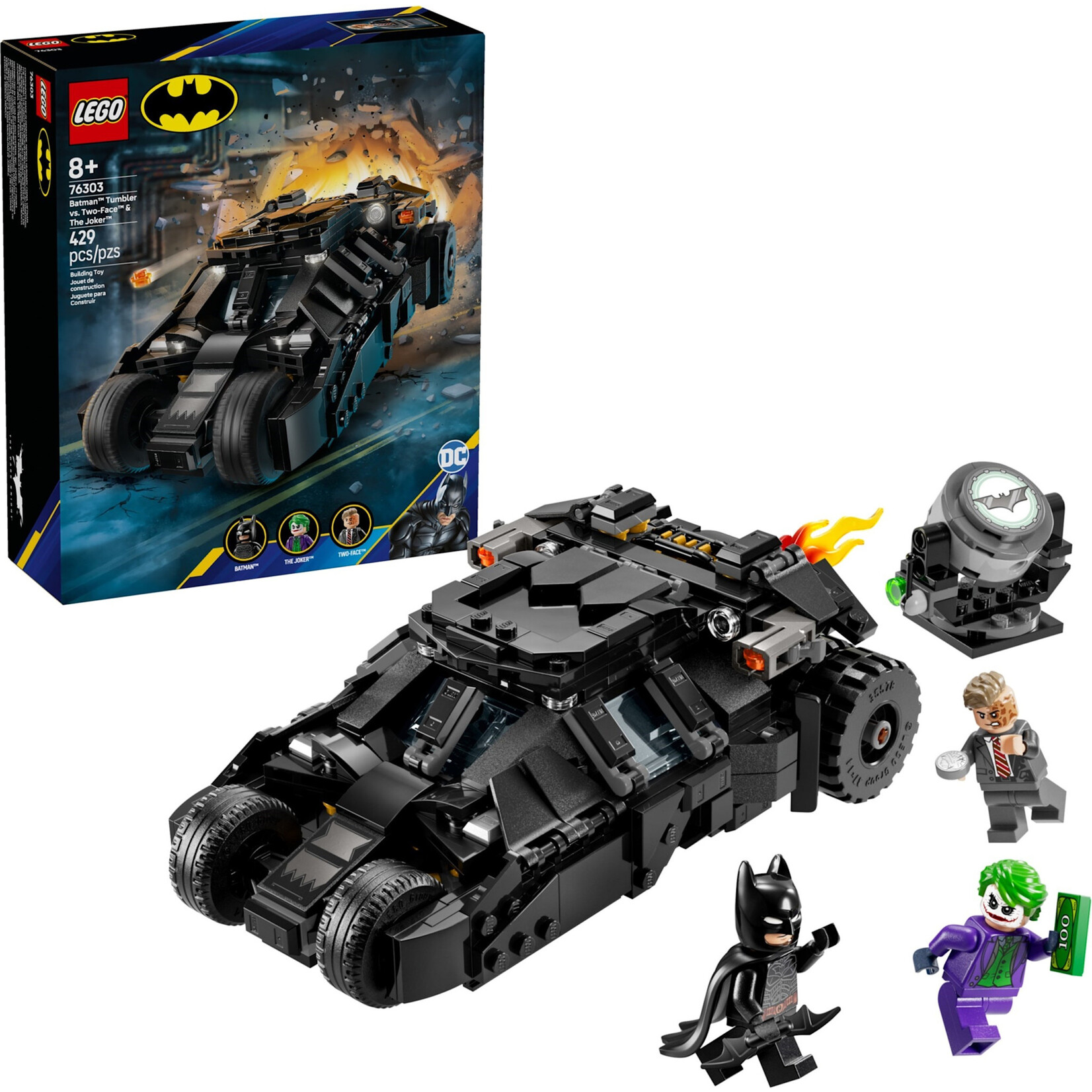 LEGO Batman™ Tumbler vs. Two-Face™ en The Joker™ - 76303
