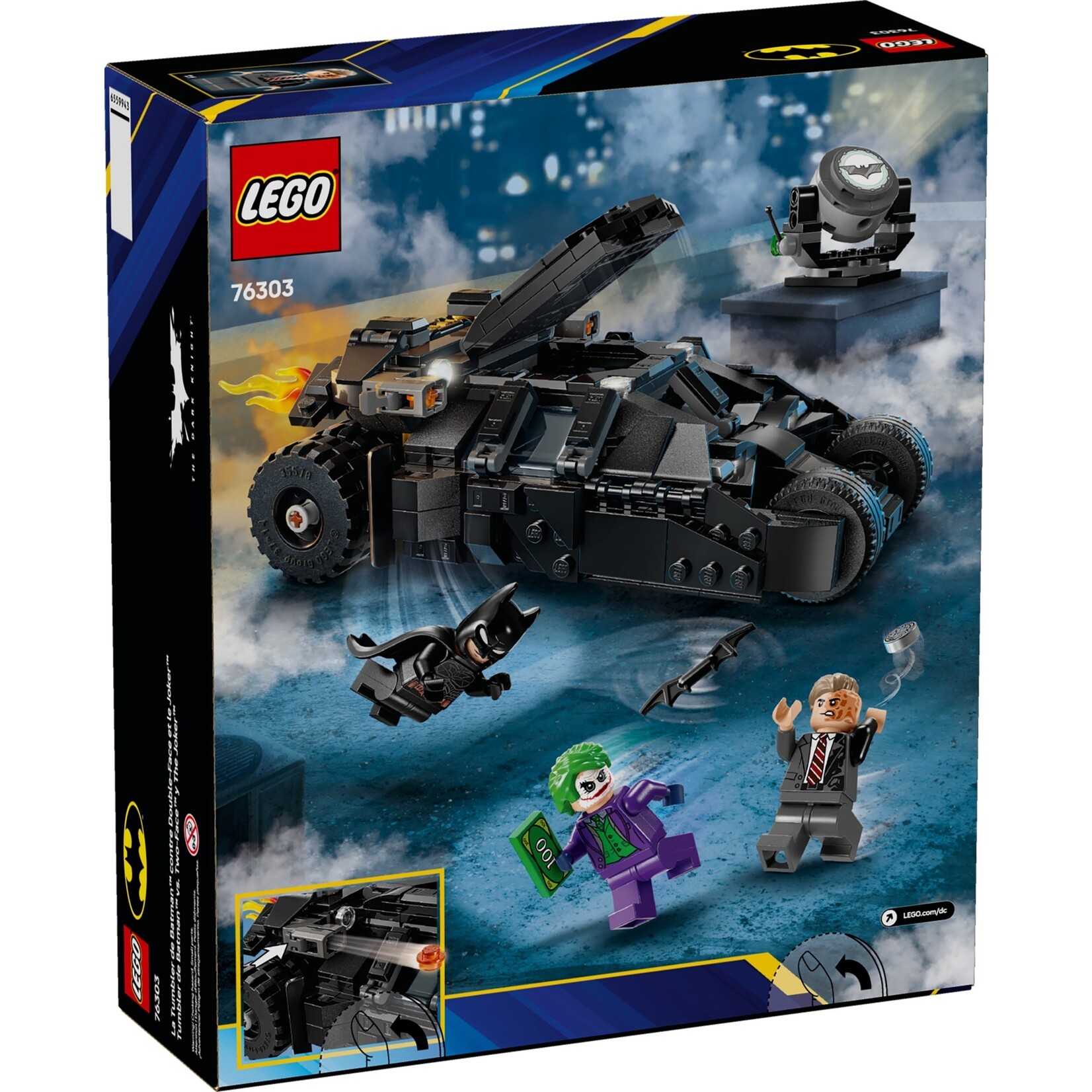 LEGO Batman™ Tumbler vs. Two-Face™ en The Joker™ - 76303