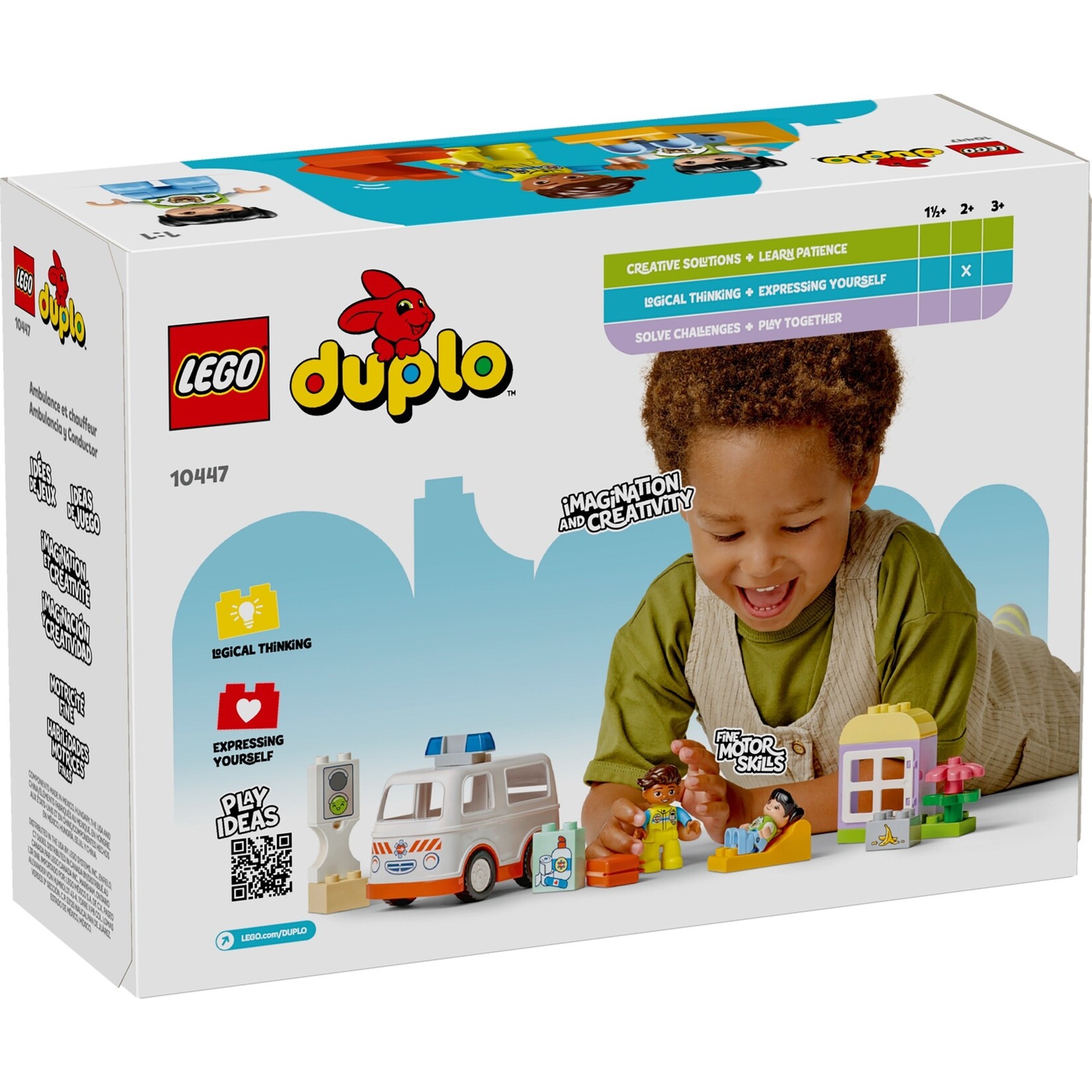 LEGO Ambulance met chauffeur -10447