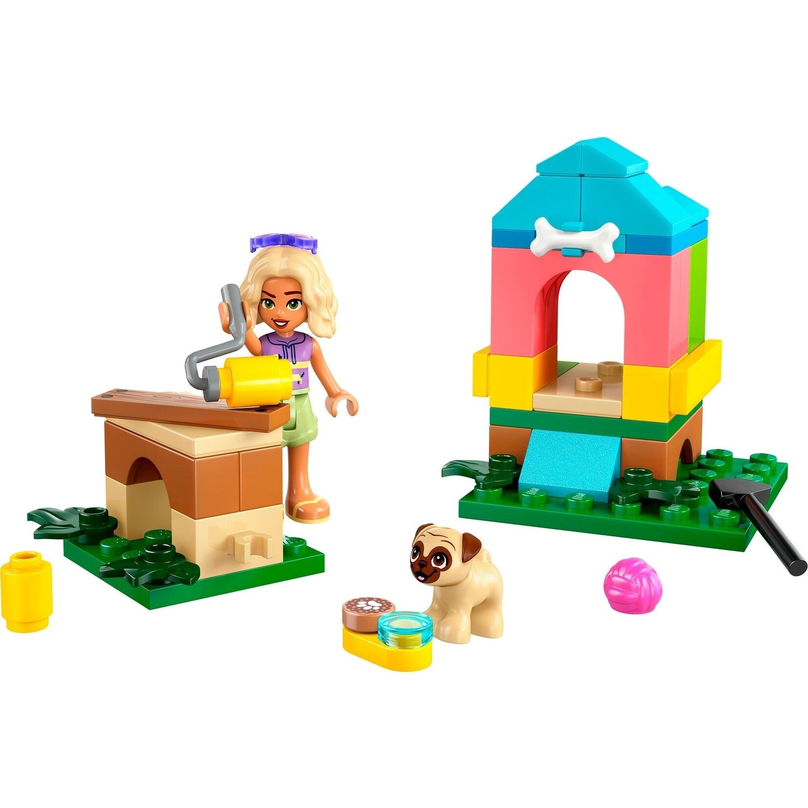 LEGO Nova's zelfgebouwde hondenhok -30697