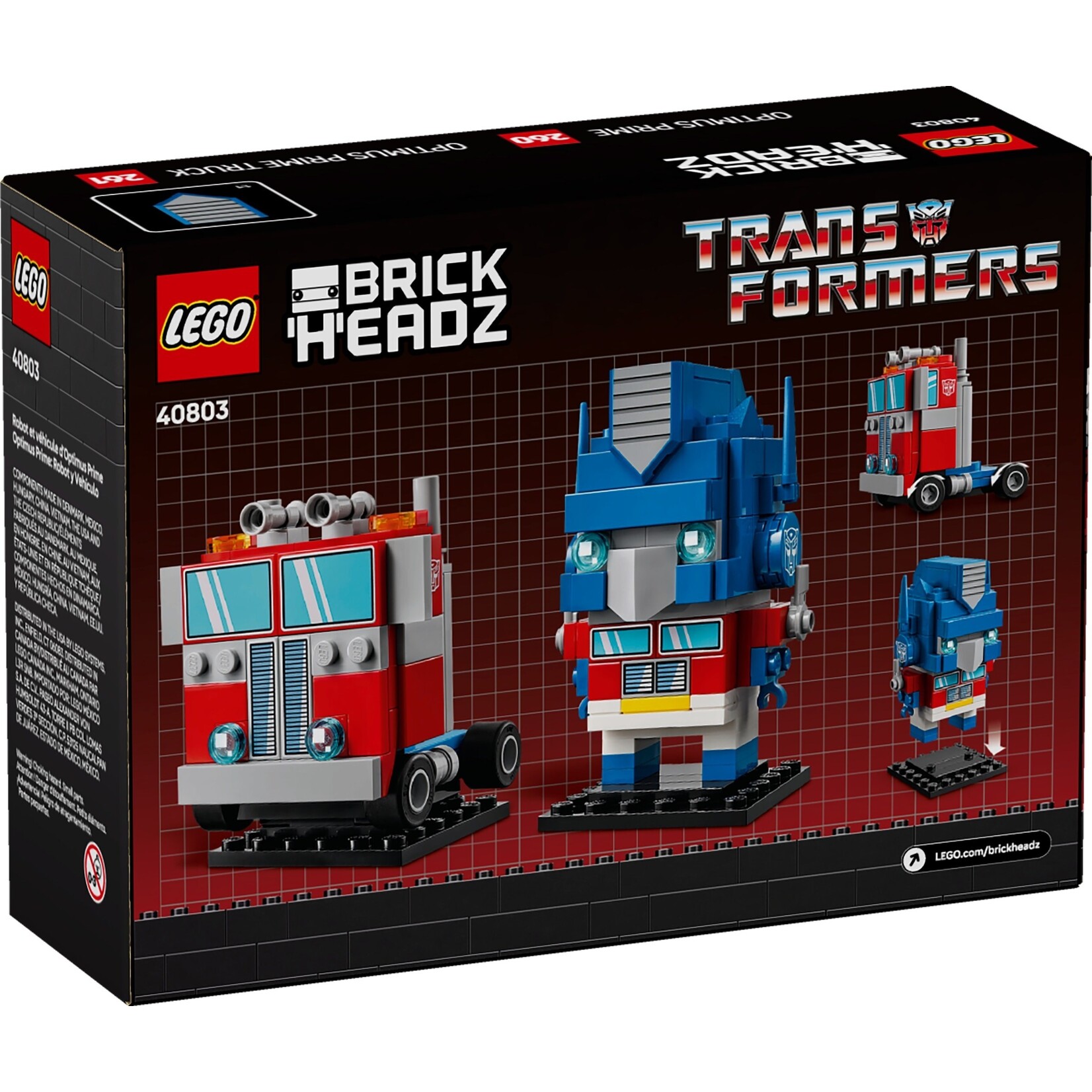 LEGO Optimus Prime robot en voertuig - 40803
