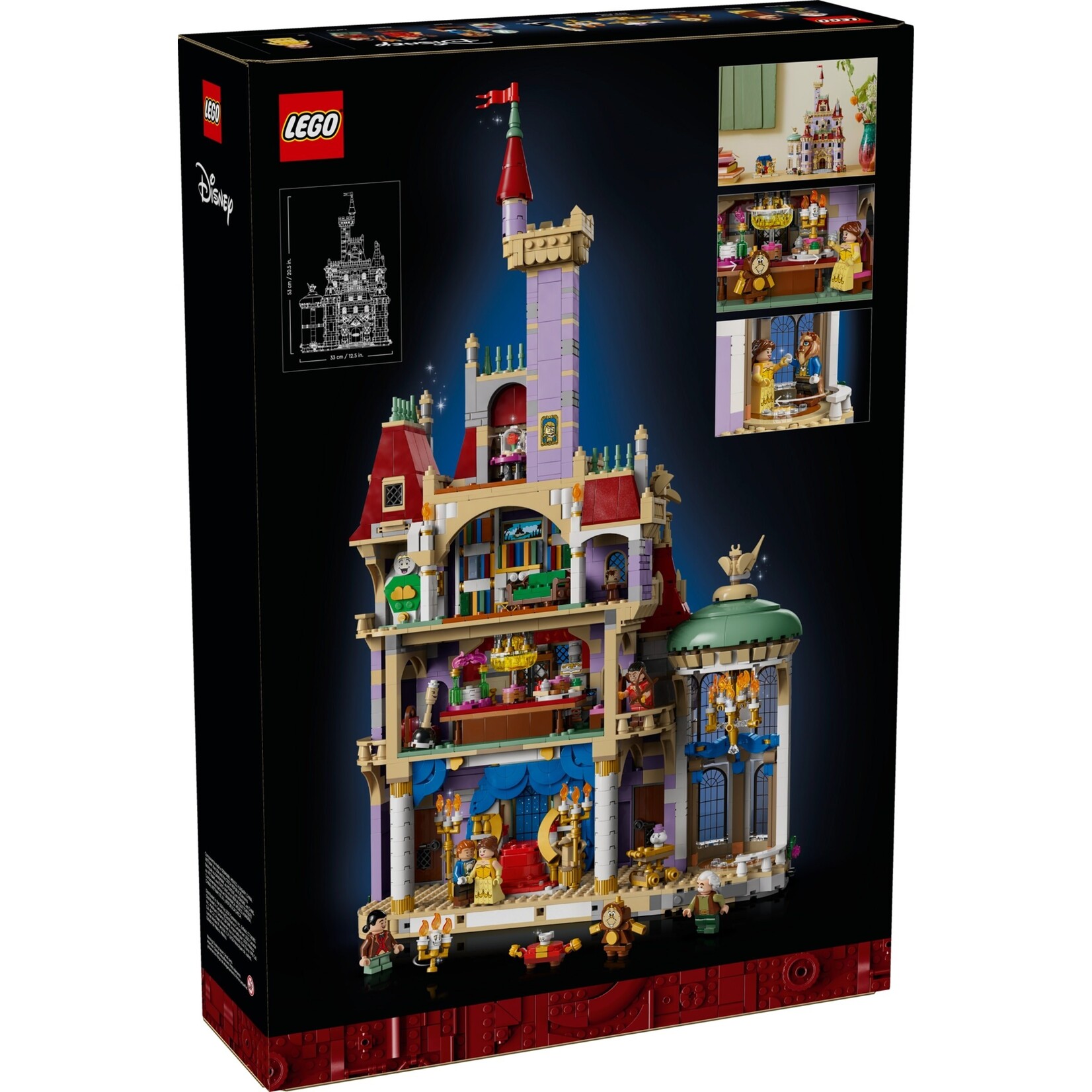LEGO Belle en het Beest kasteel - 43263