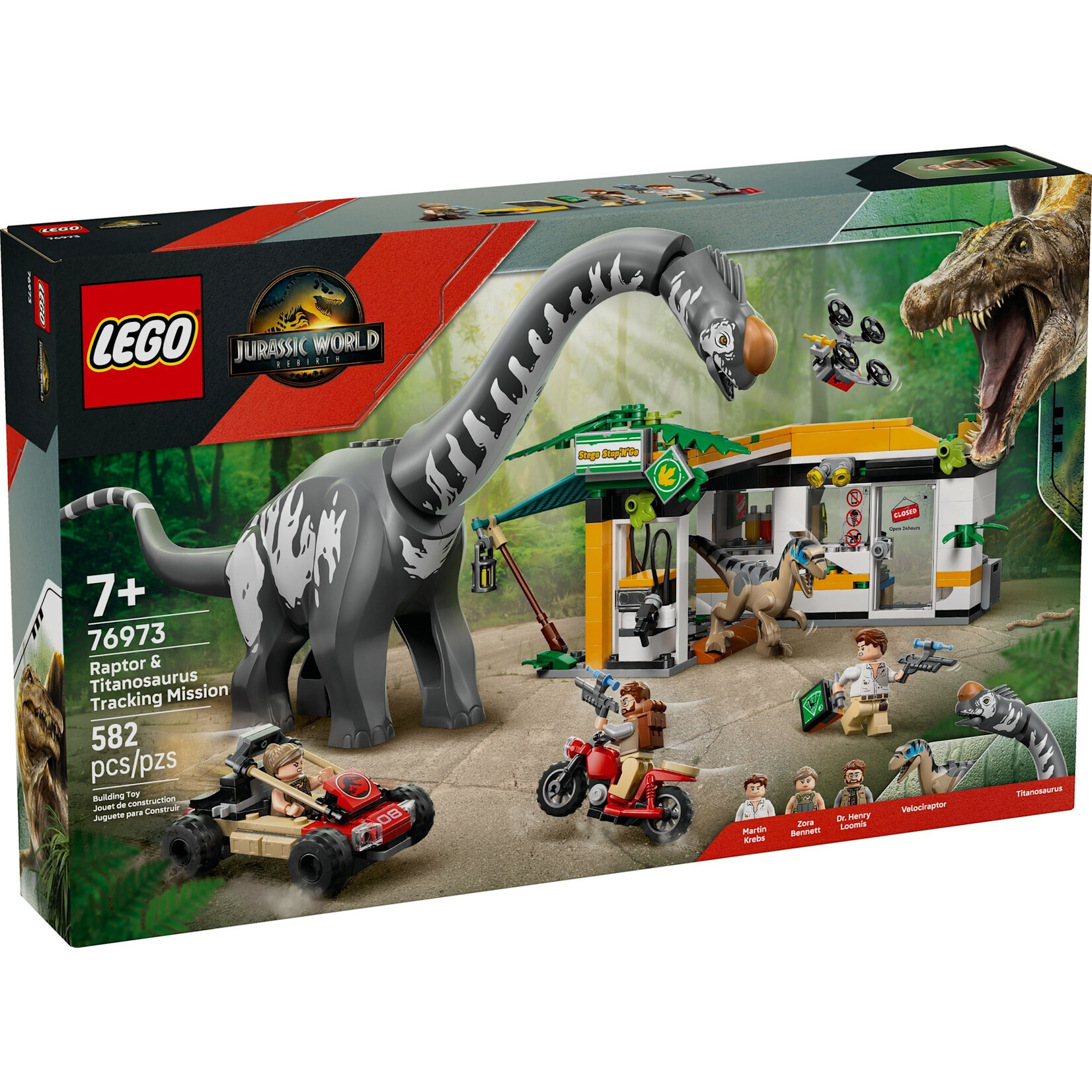 LEGO Raptor en Titanosaurus opsporingsmissie - 76973