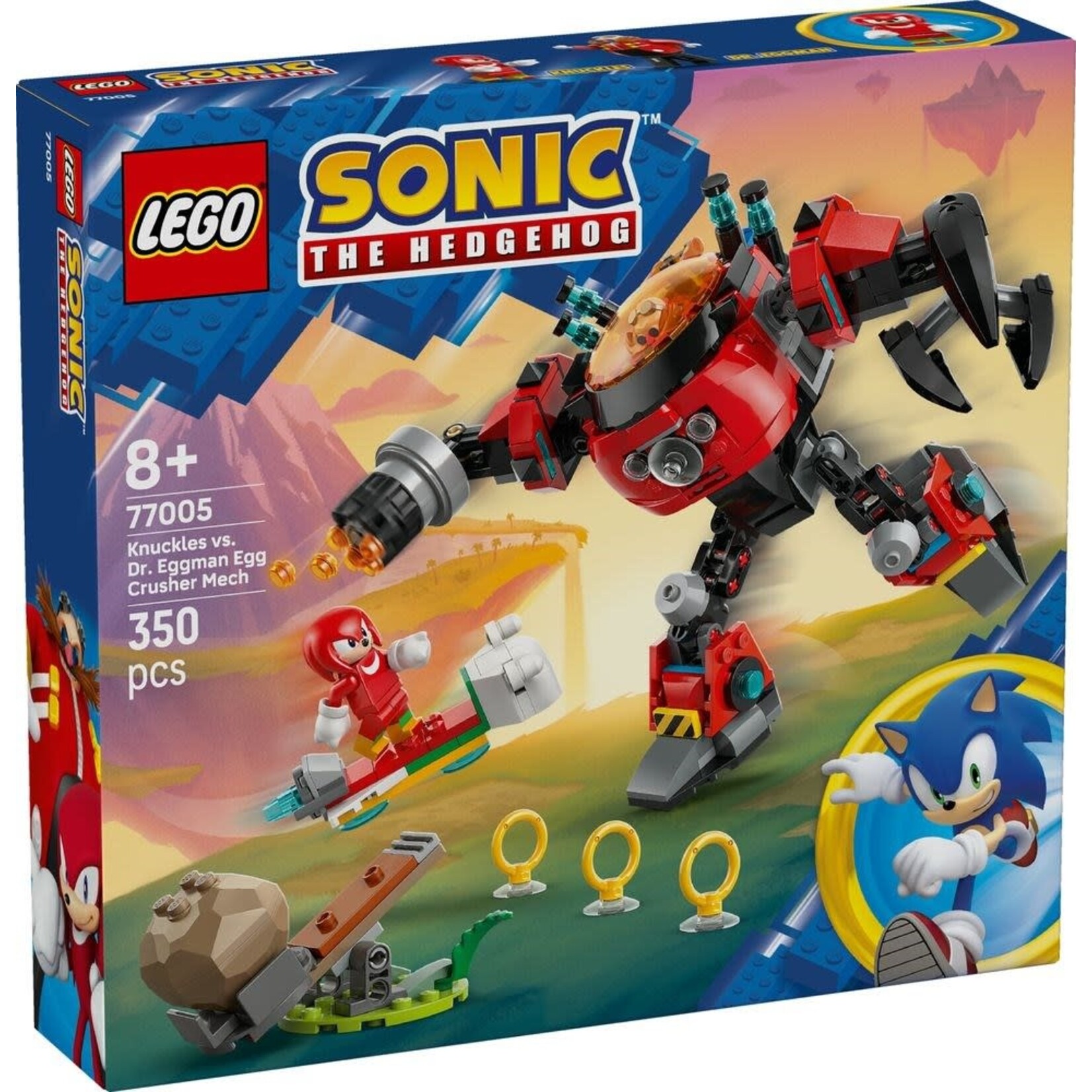 LEGO Knuckles vs. Dr. Eggman Egg Crusher Mecha - 77005