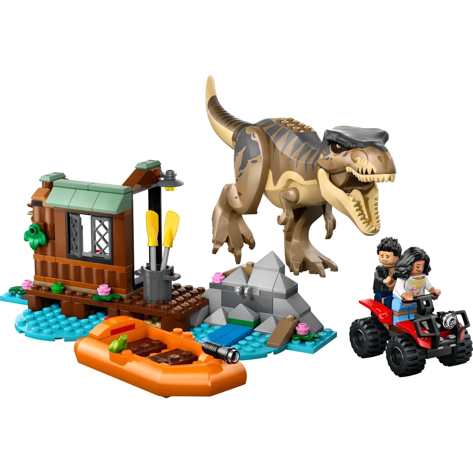 LEGO T. rex rivierontsnapping - 76975