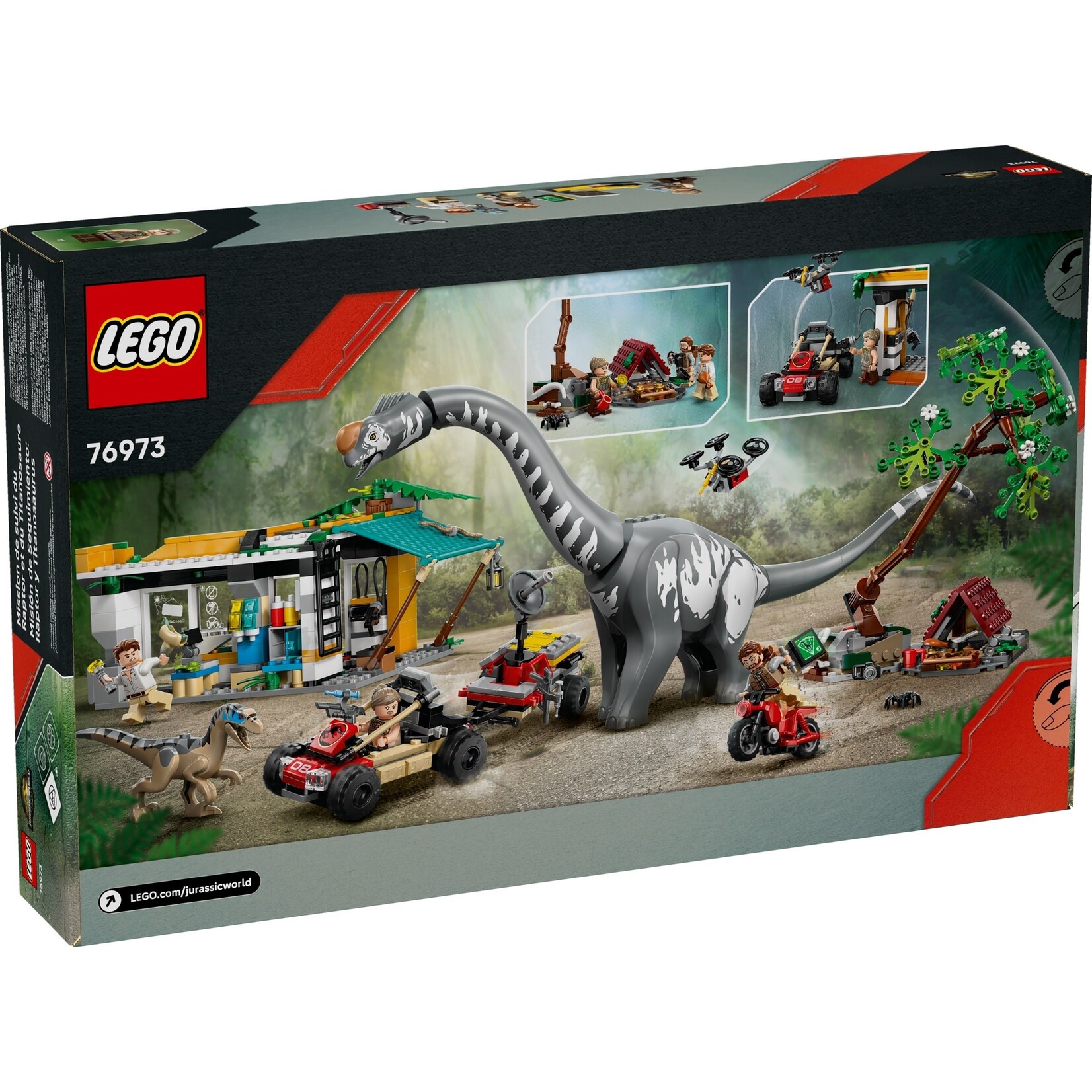 LEGO Raptor en Titanosaurus opsporingsmissie - 76973