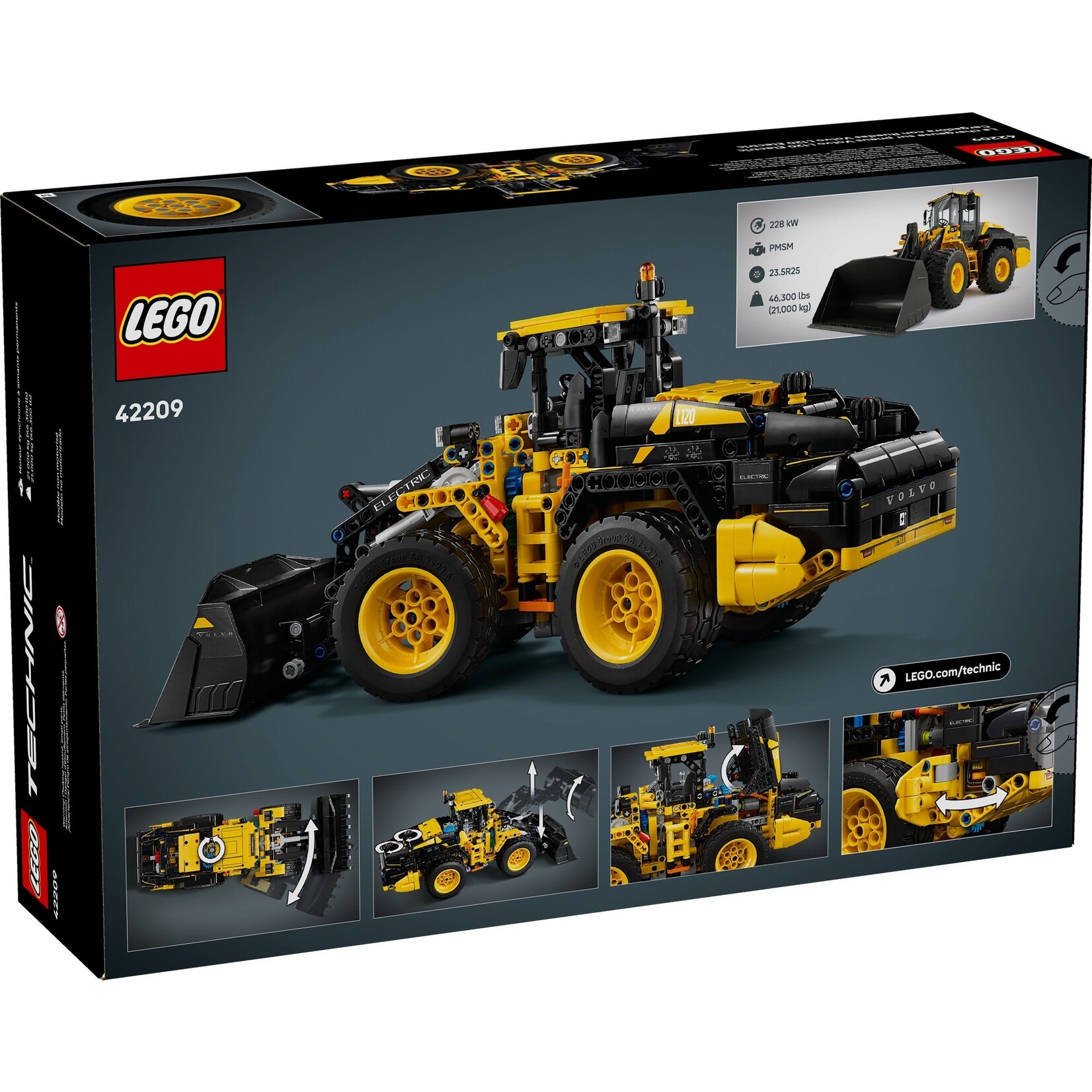 LEGO Volvo L120 Electric wiellader - 42209