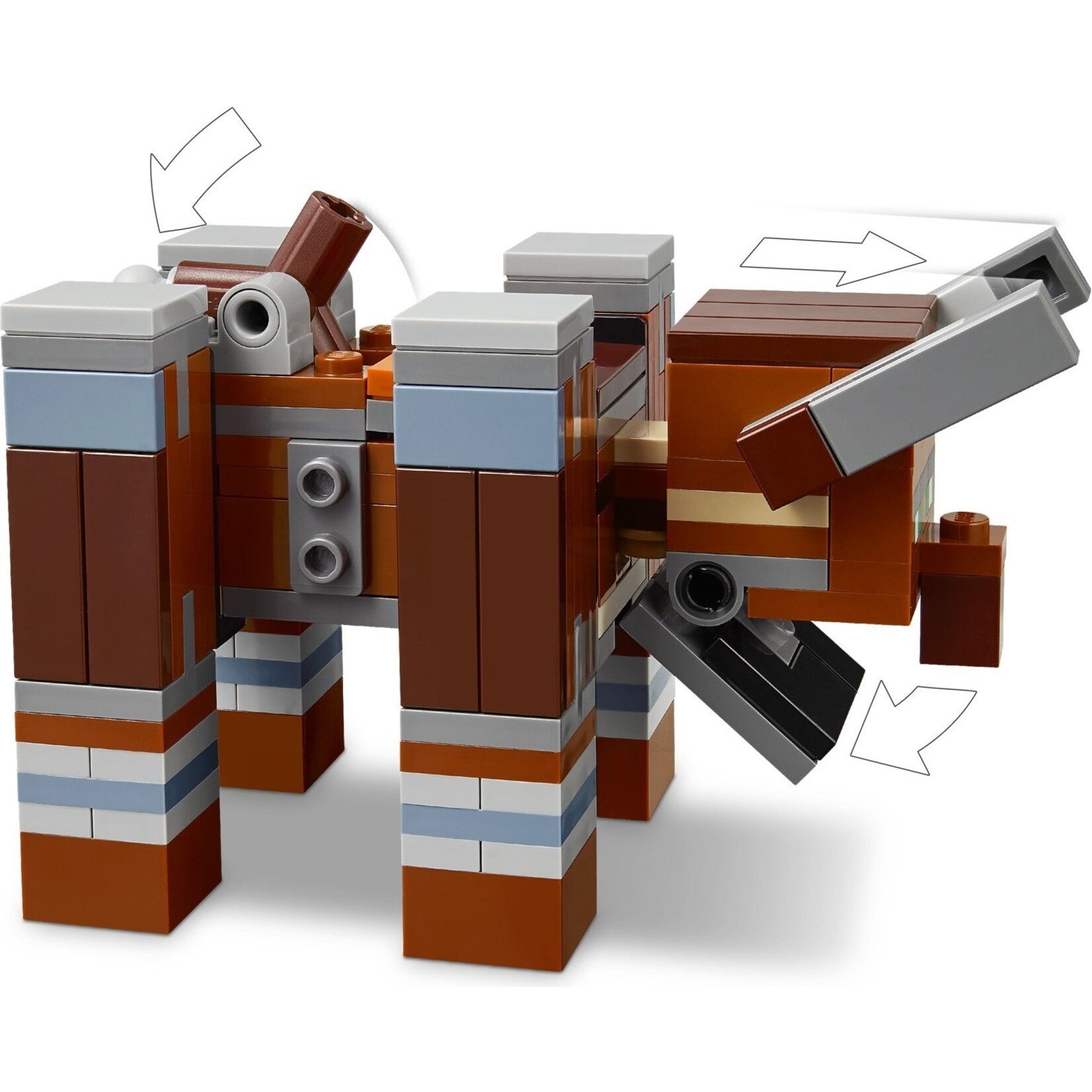 LEGO De Pillager Outpost en Ravager - 21278