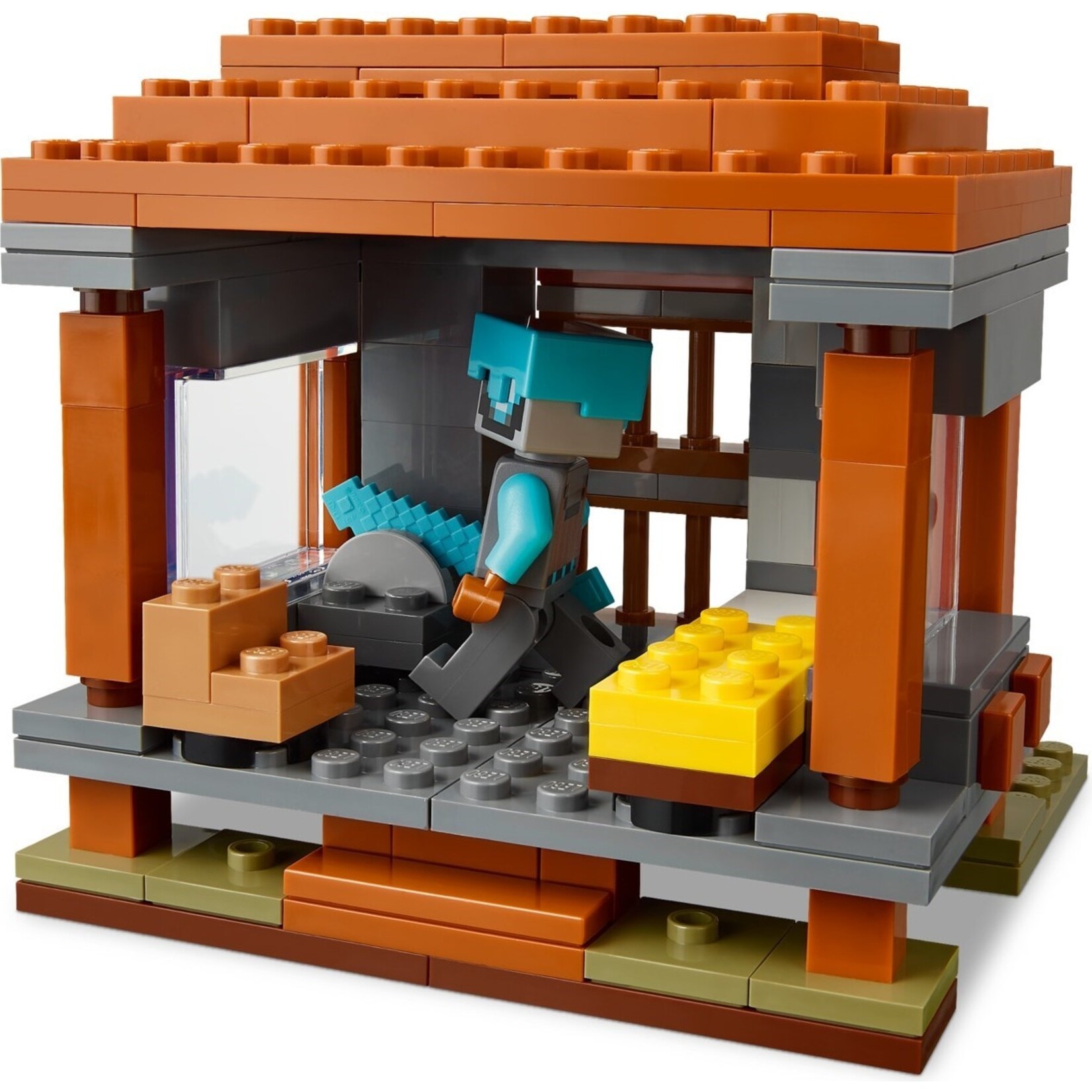 LEGO De Pillager Outpost en Ravager - 21278