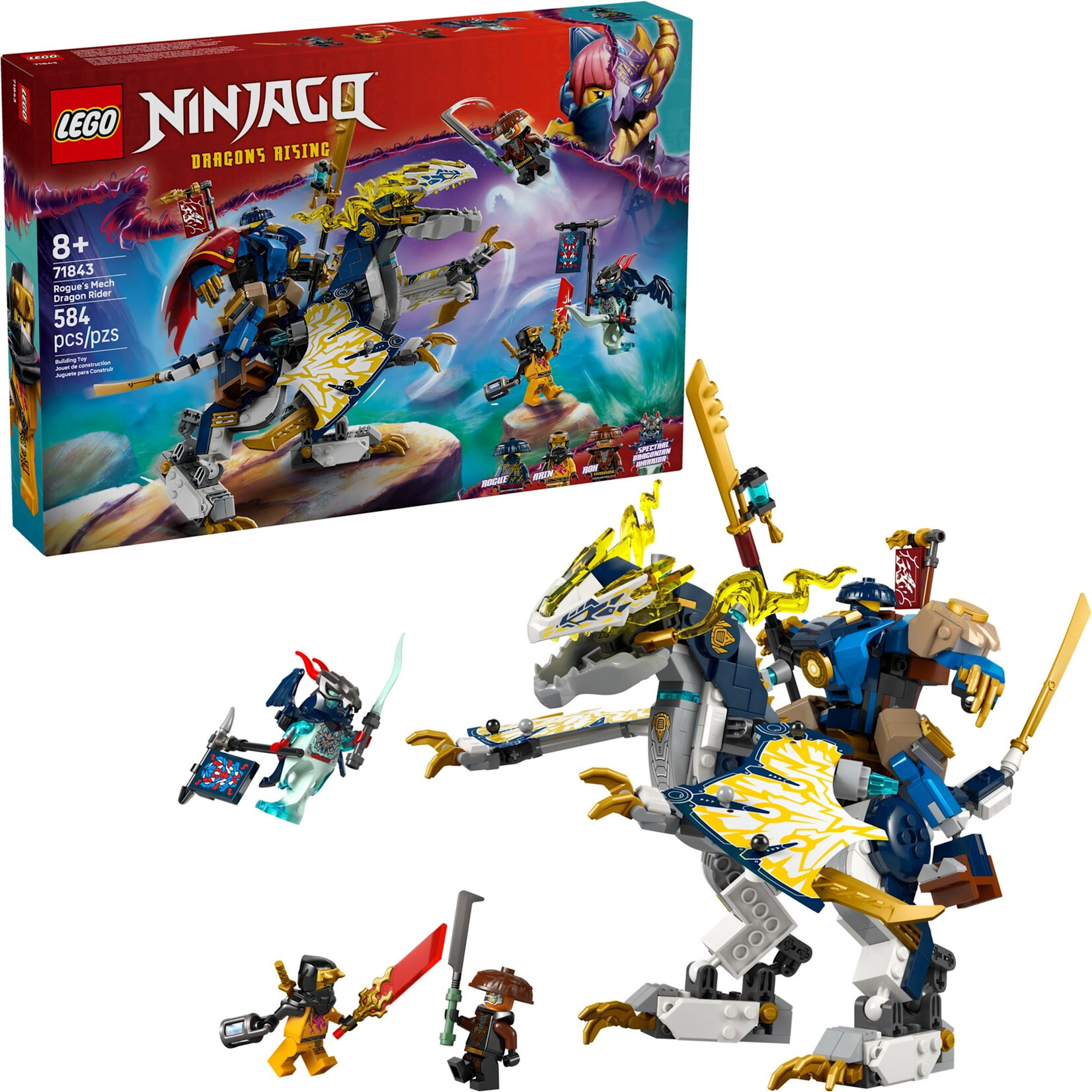 LEGO Rogue's mecha drakenrijder - 71843