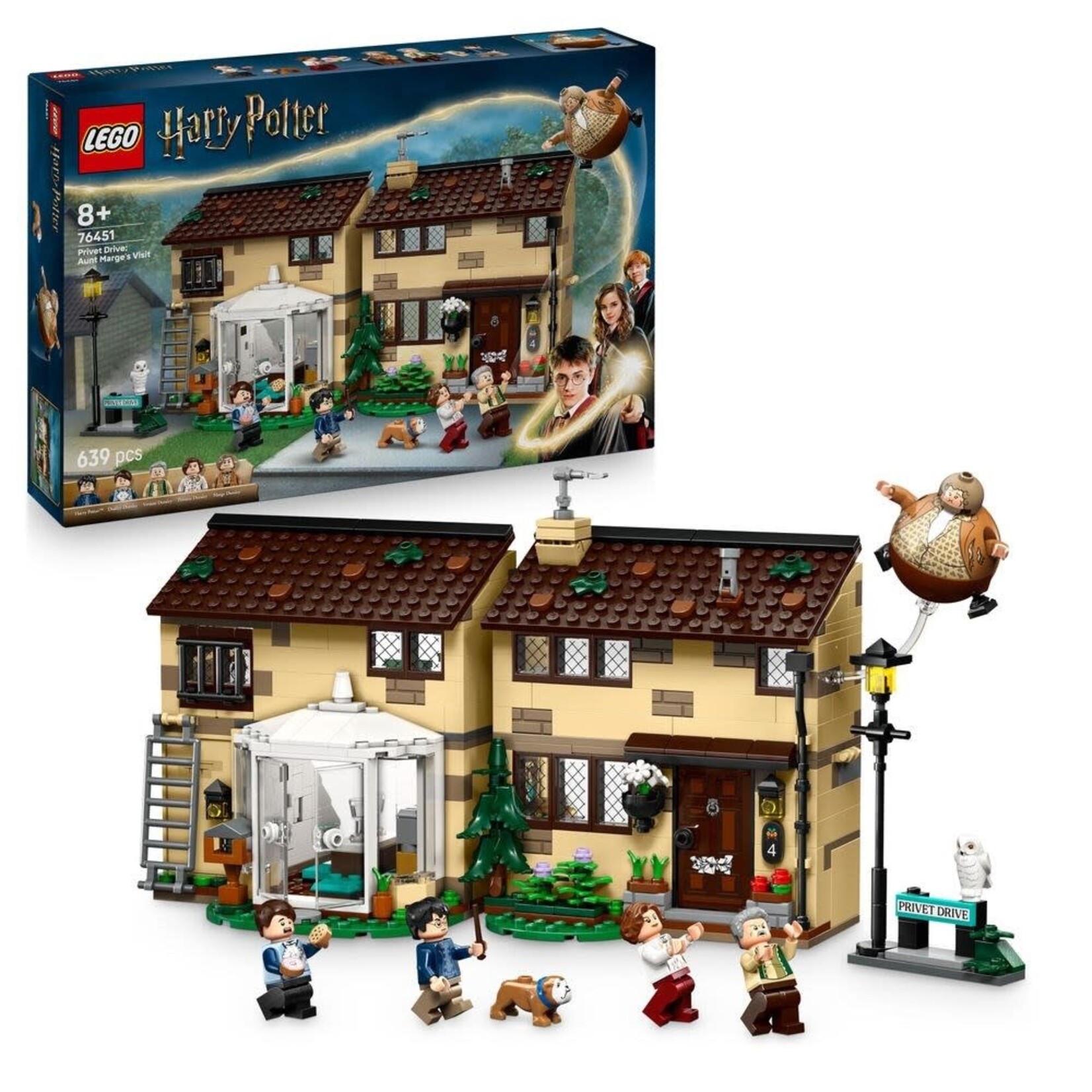 LEGO Ligusterlaan: bezoek van tante Margot - 76451