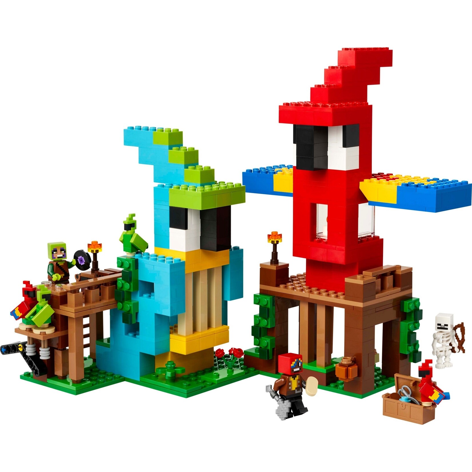 LEGO De Papegaaienhuizen - 21282