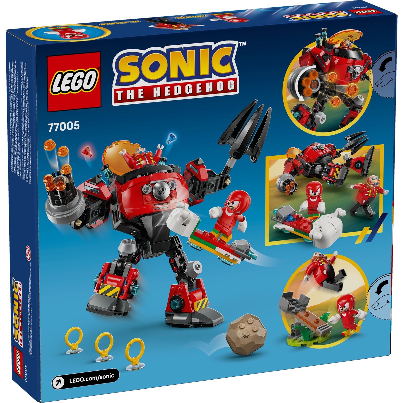 LEGO Knuckles vs. Dr. Eggman Egg Crusher Mecha - 77005