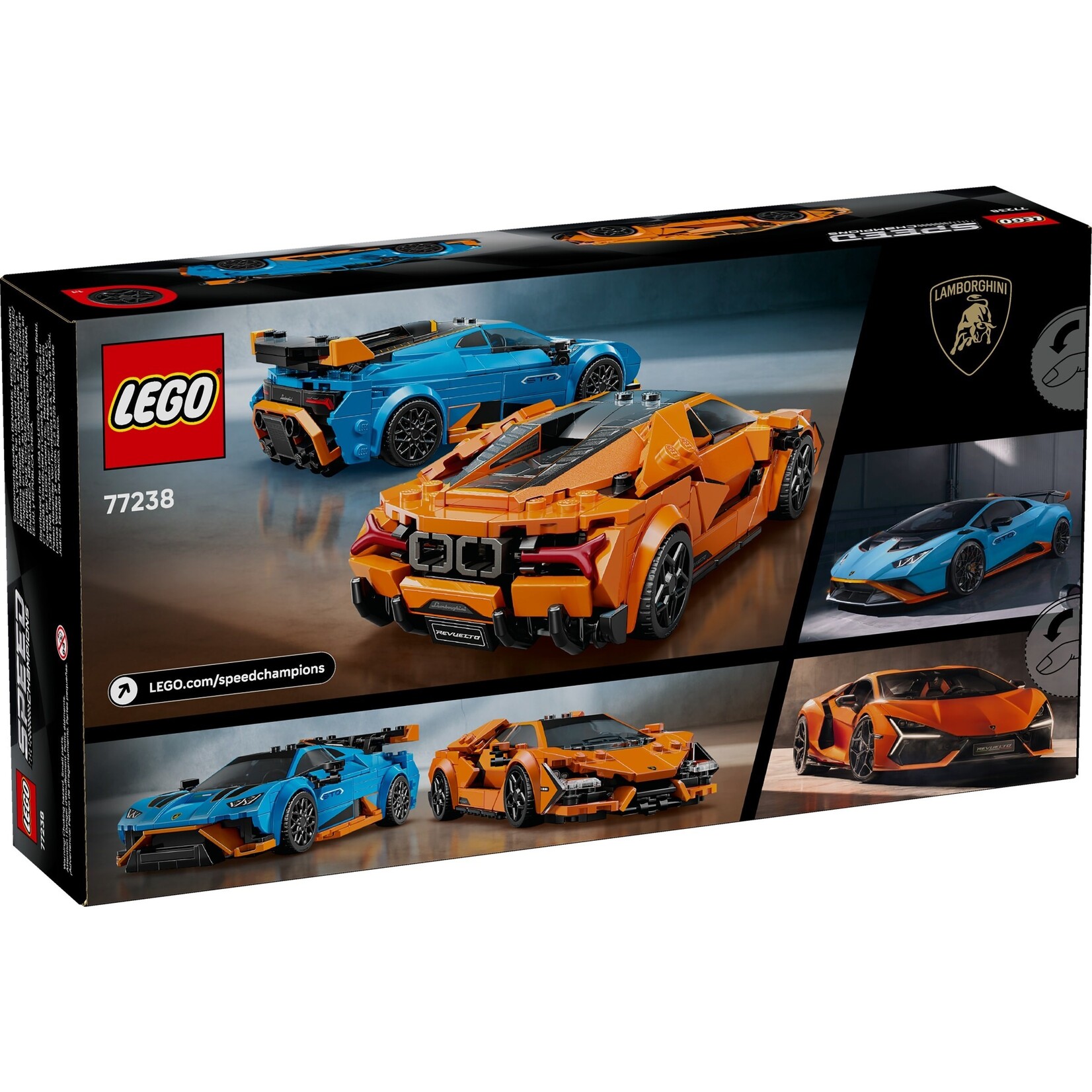 LEGO Lamborghini Revuelto en Huracán STO - 77238