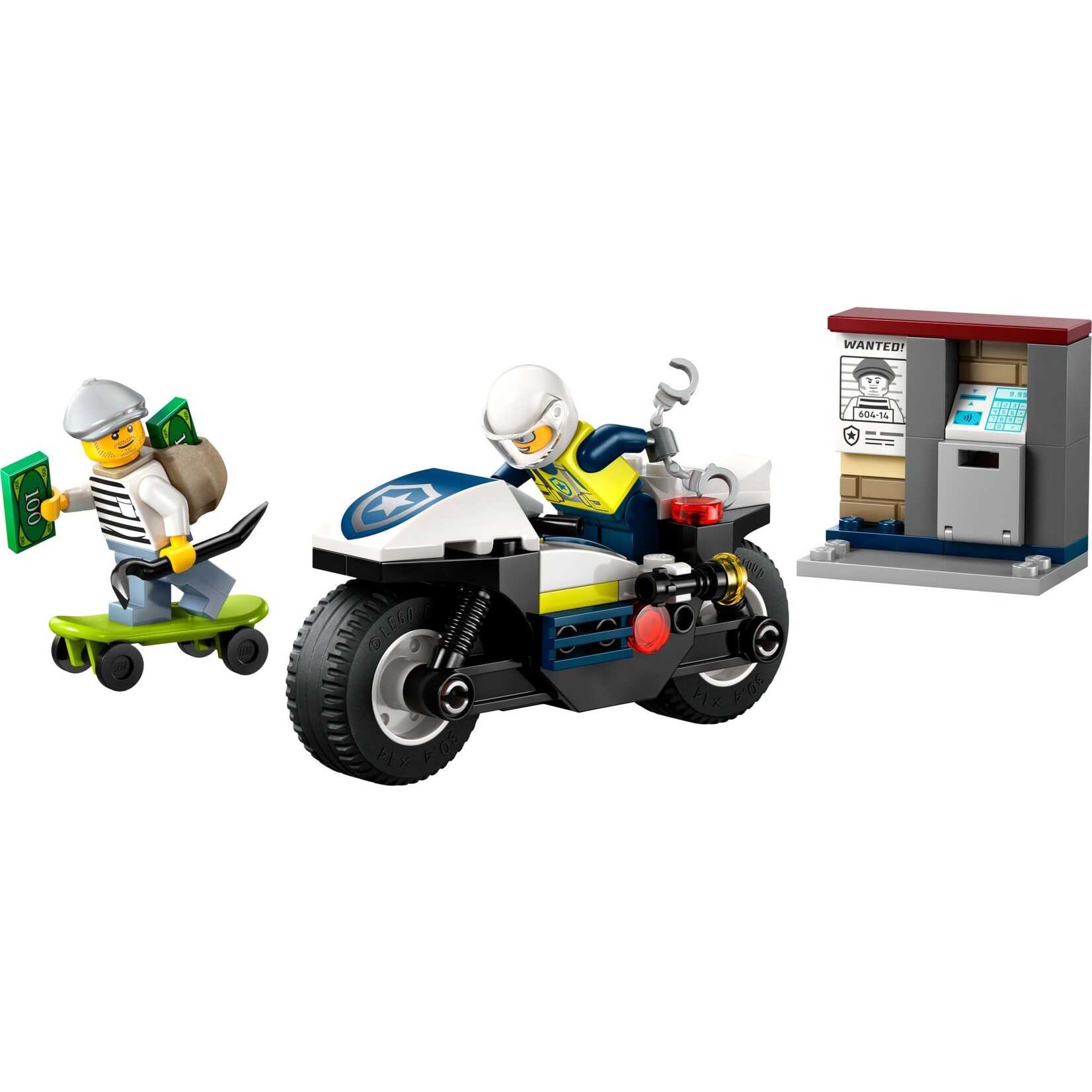 LEGO Achtervolging op politiemotor - 60455