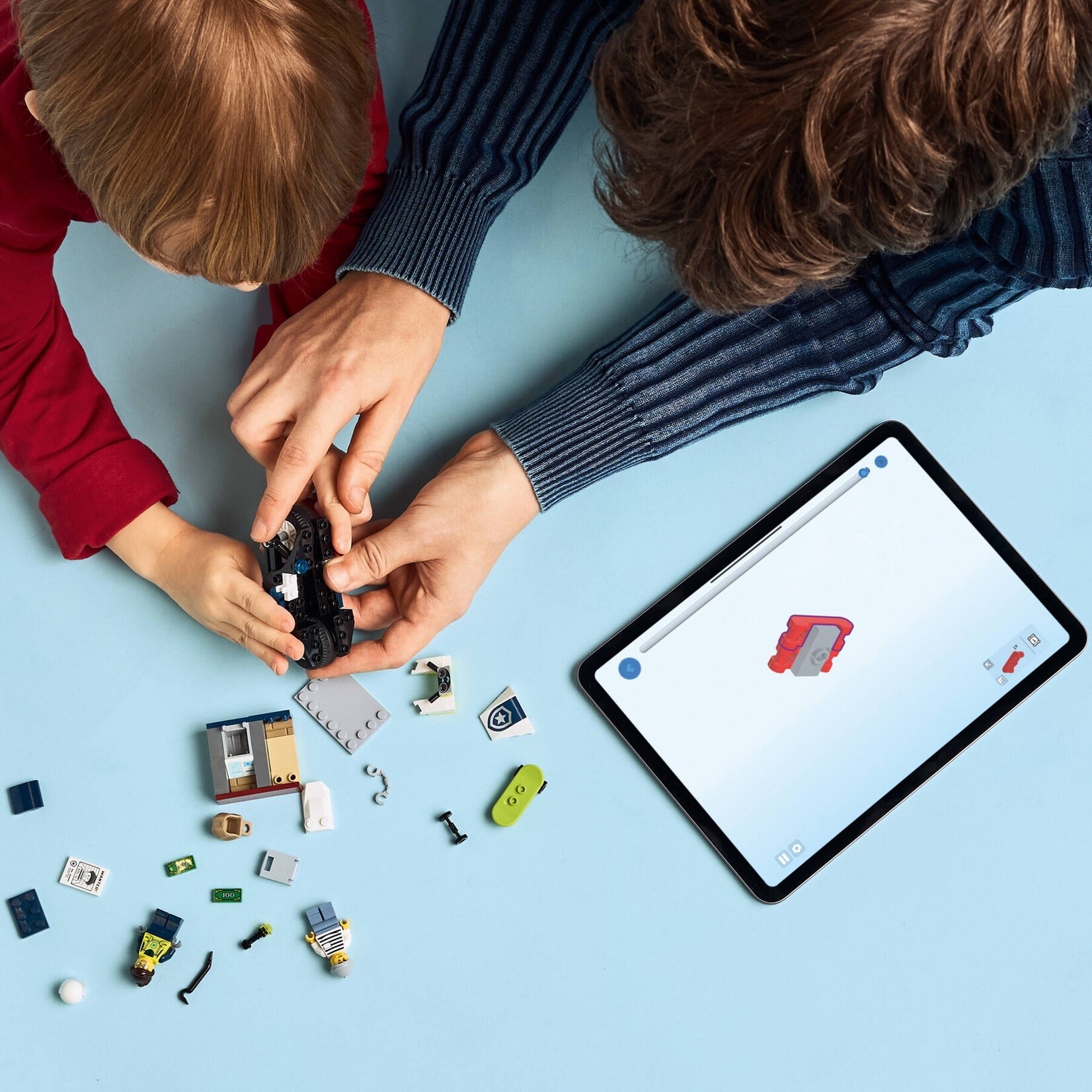 LEGO Achtervolging op politiemotor - 60455