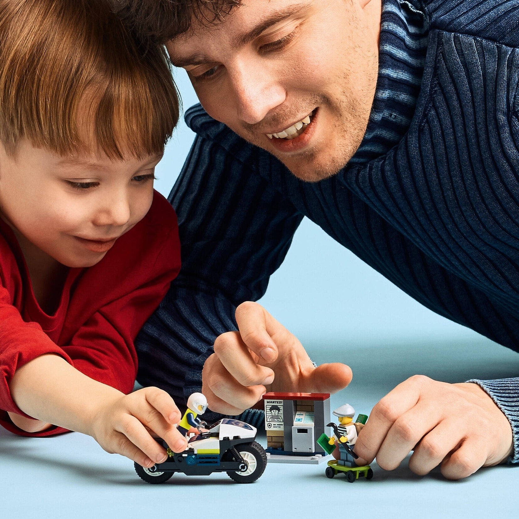 LEGO Achtervolging op politiemotor - 60455