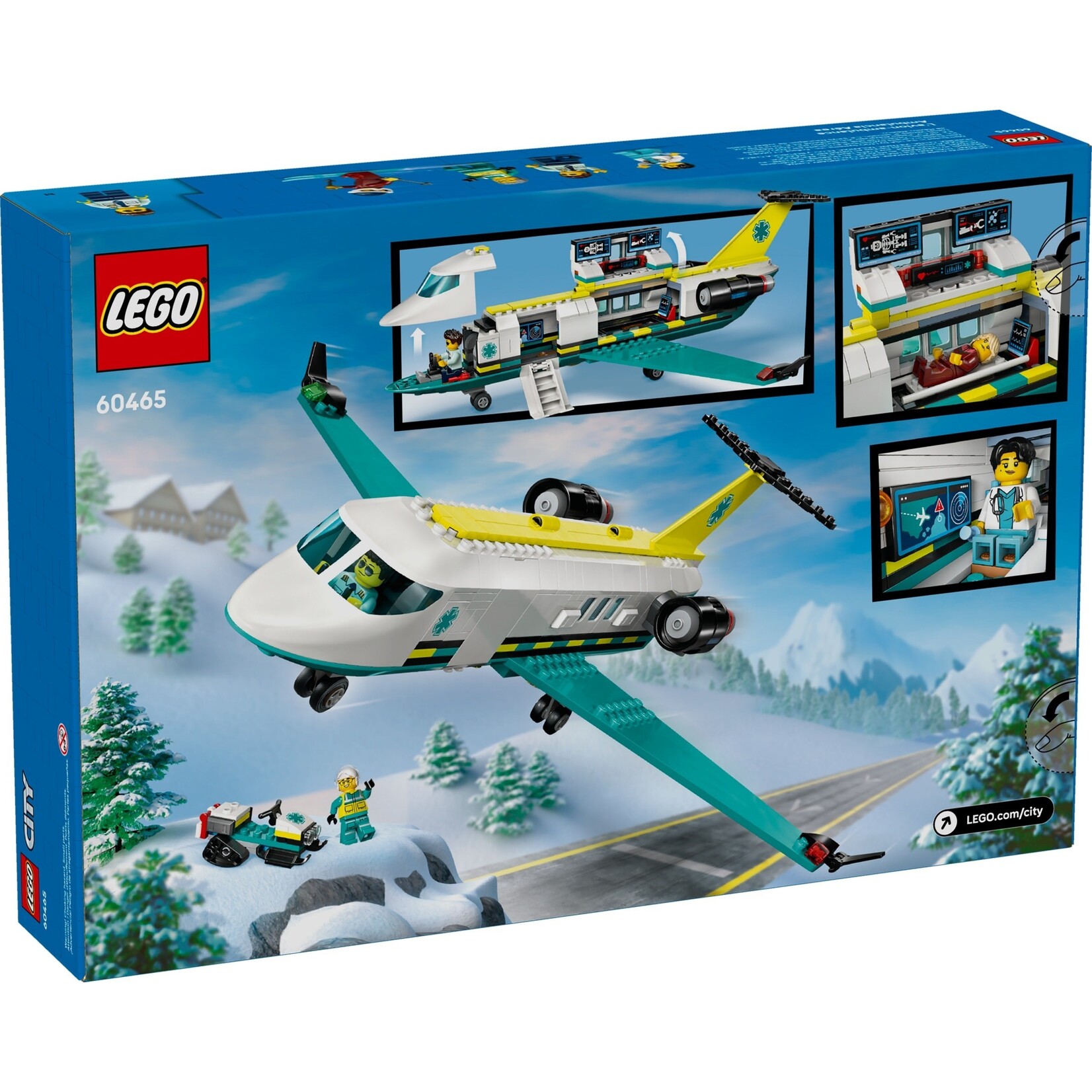 LEGO Ambulancevliegtuig - 60465
