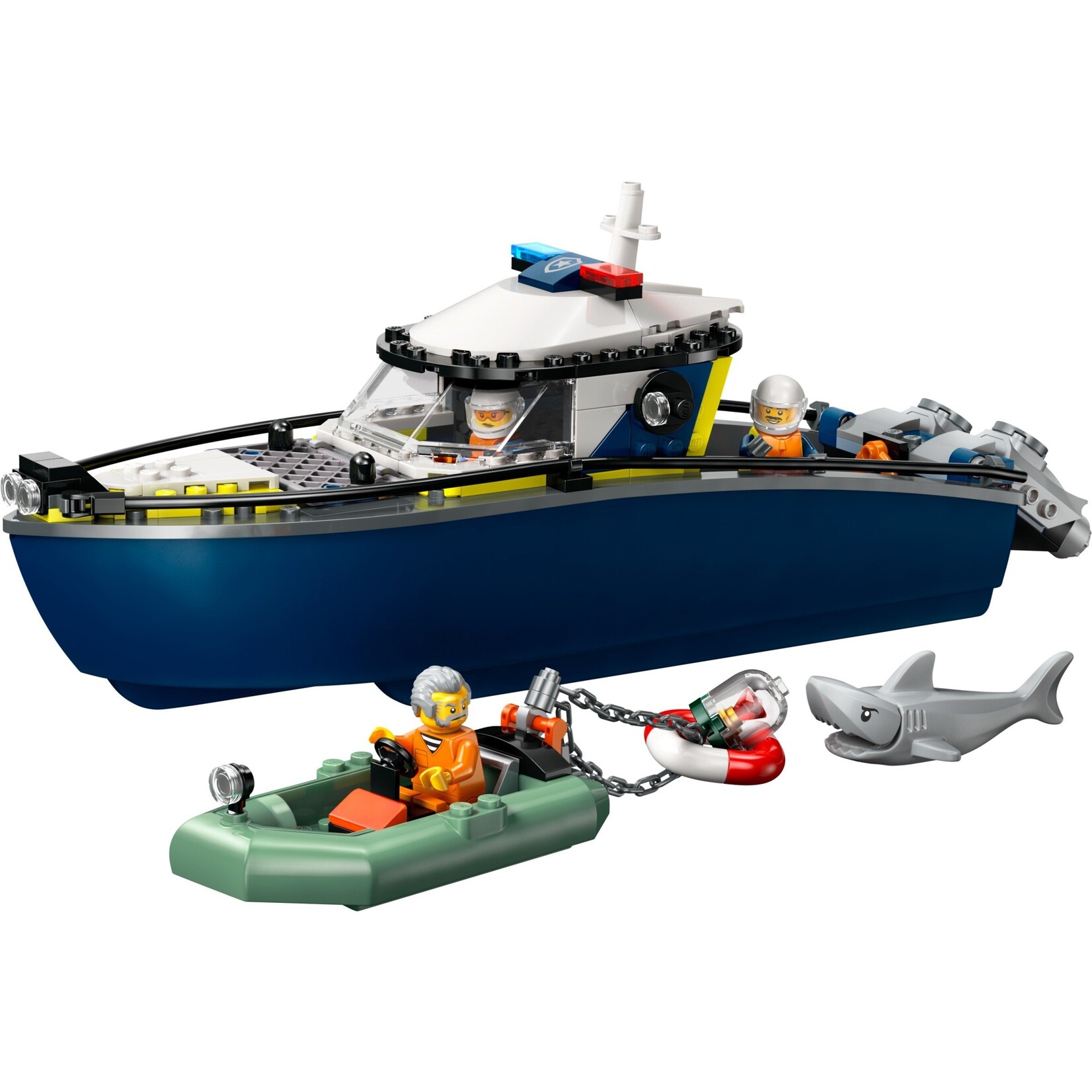 LEGO Achtervolging met politieboot - 60456