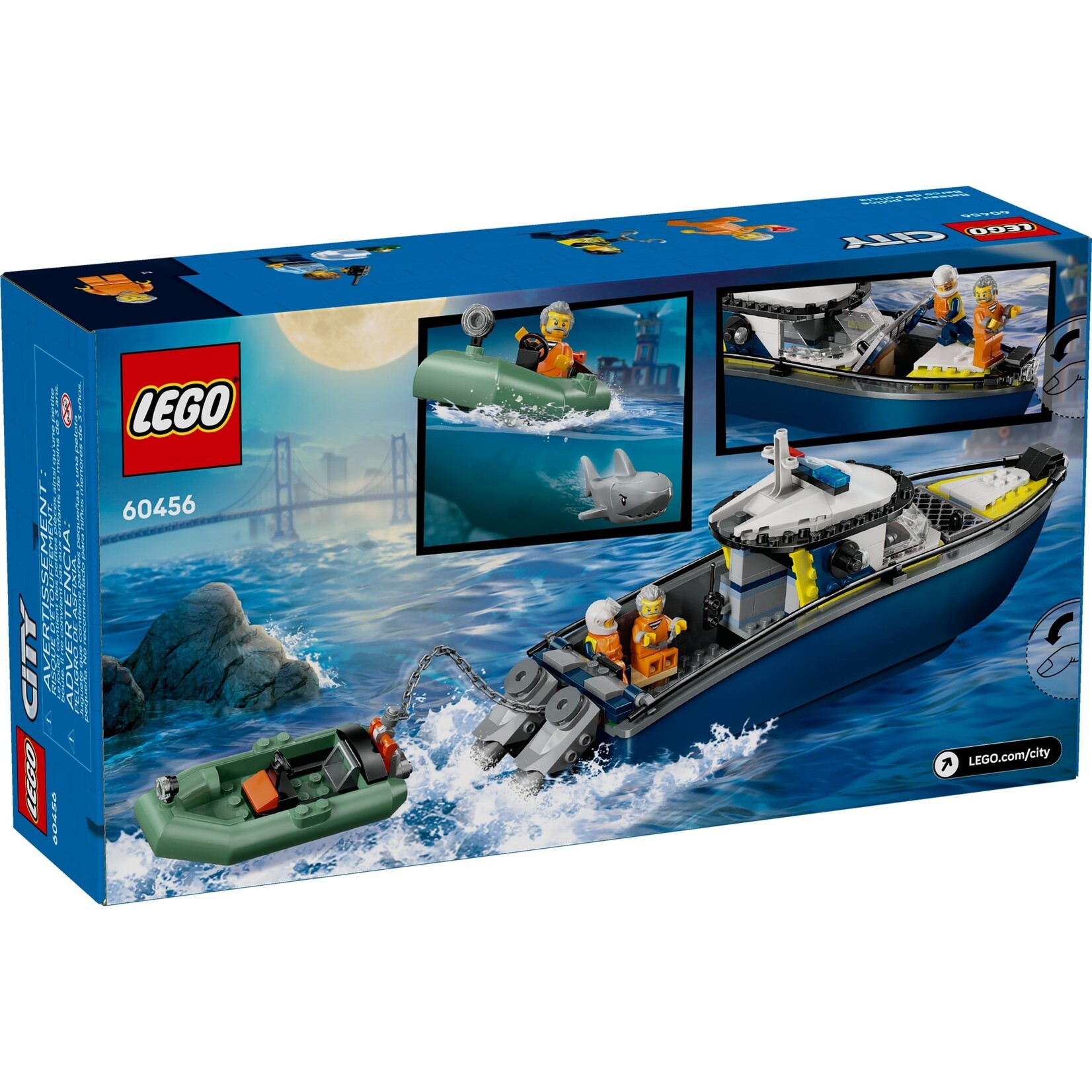 LEGO Achtervolging met politieboot - 60456